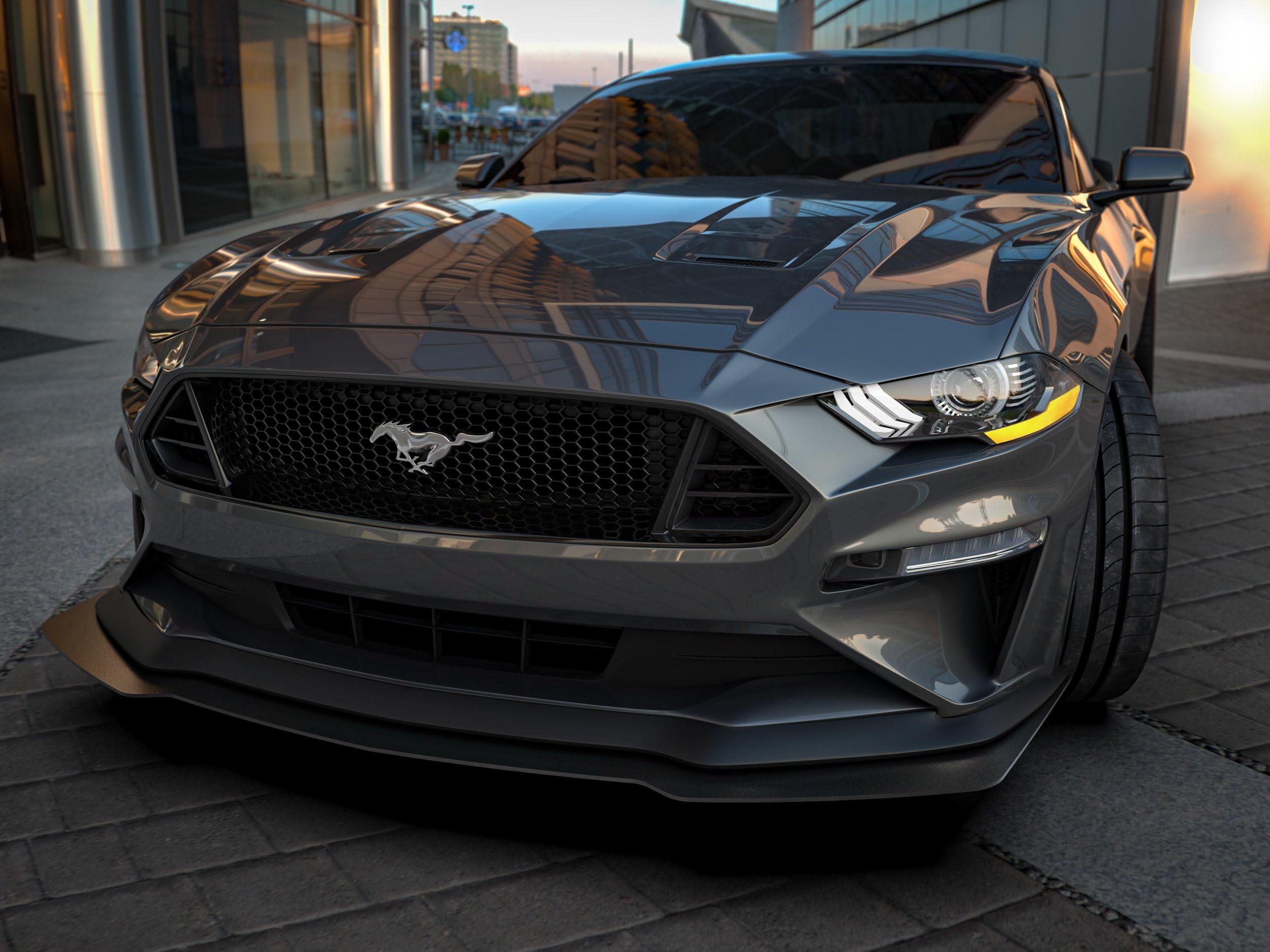 Muscle Cars Drake JR3B-63001B75-A Front Blade Splitter