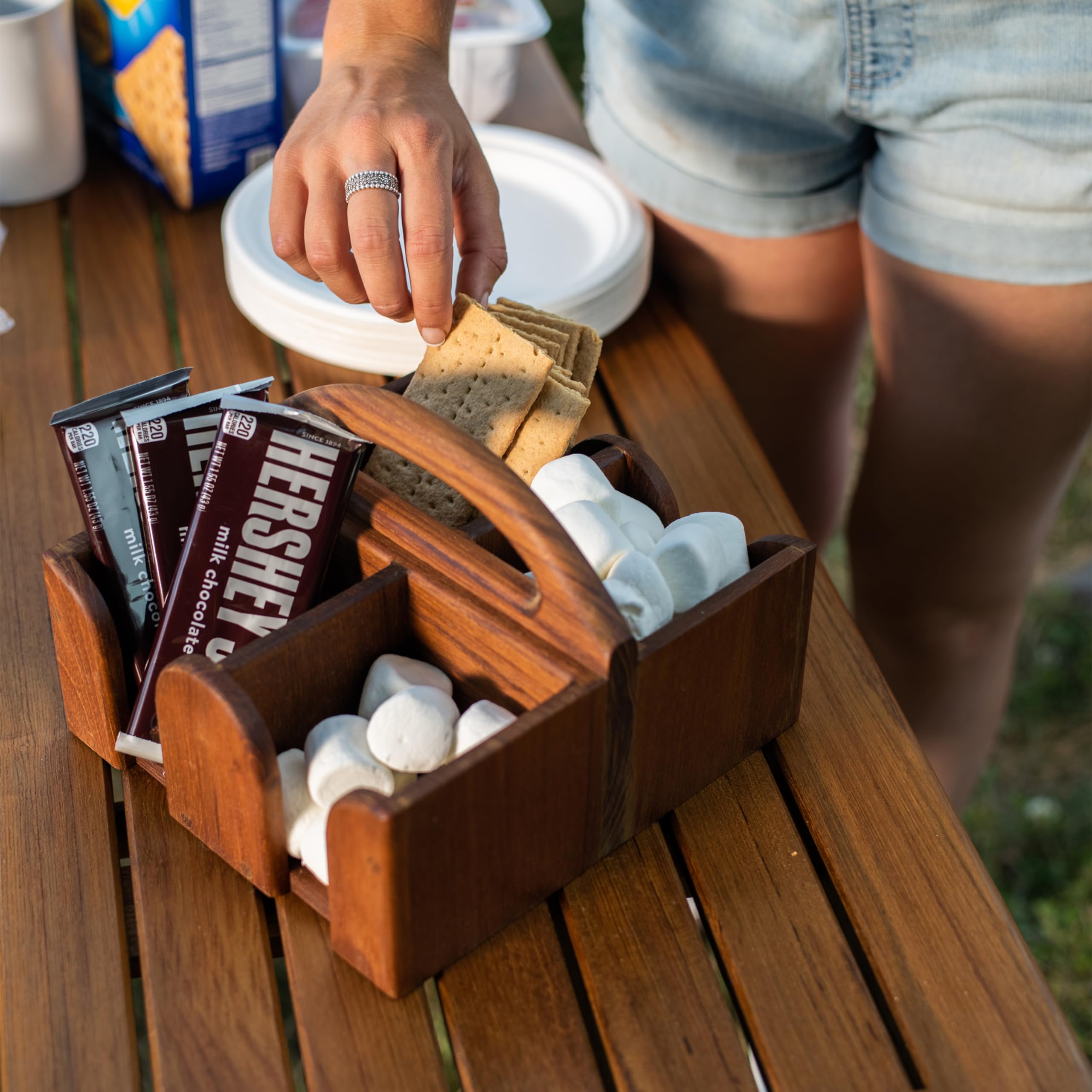 Teak 3 Mug Holder Whitecap 63410