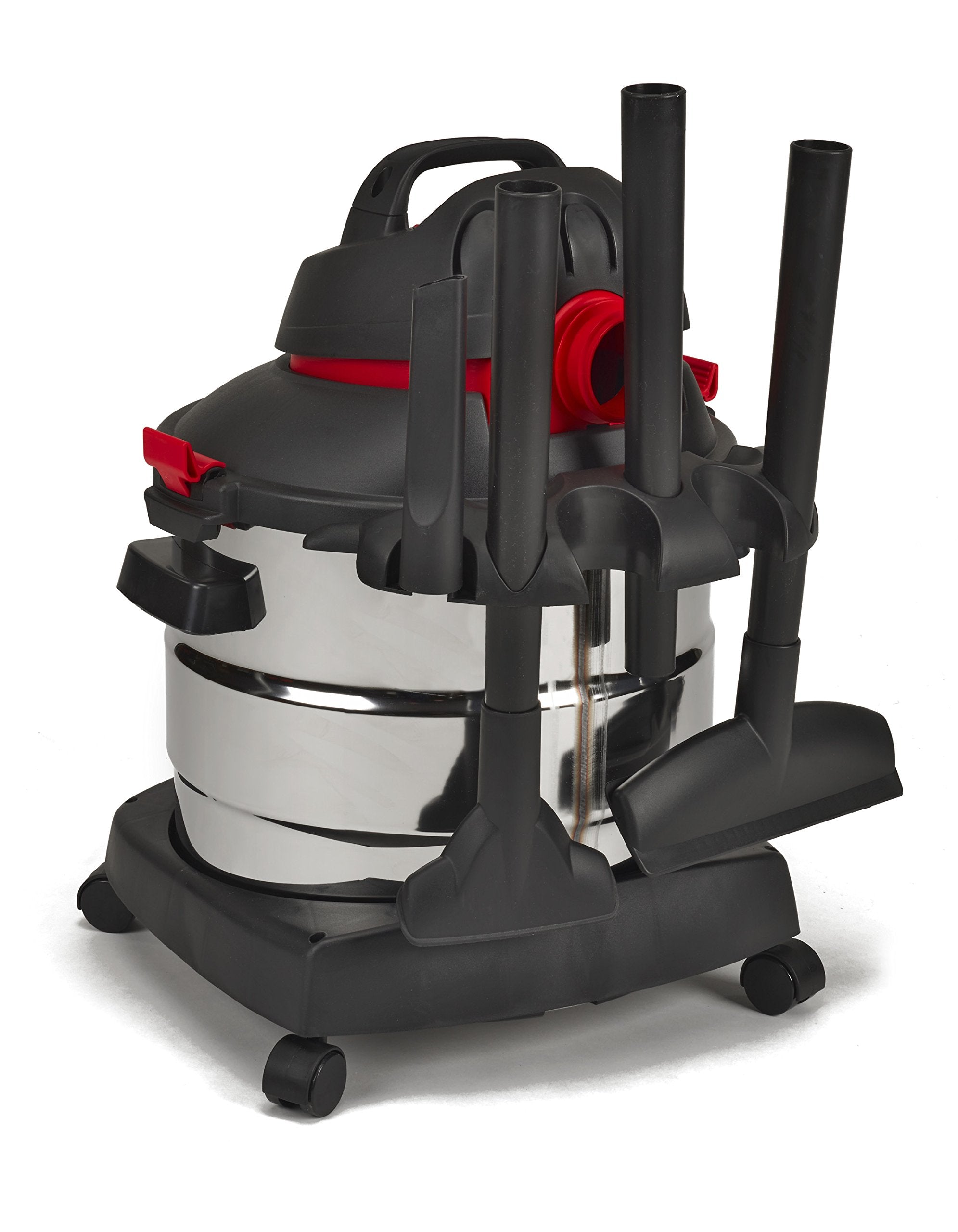 8 Gallon Shop-Vac Wet/Dry Vacuum, 6.0 Peak HP, Stainless Steel, 12 Ft Hose, Ideal for Home & Commercial Use