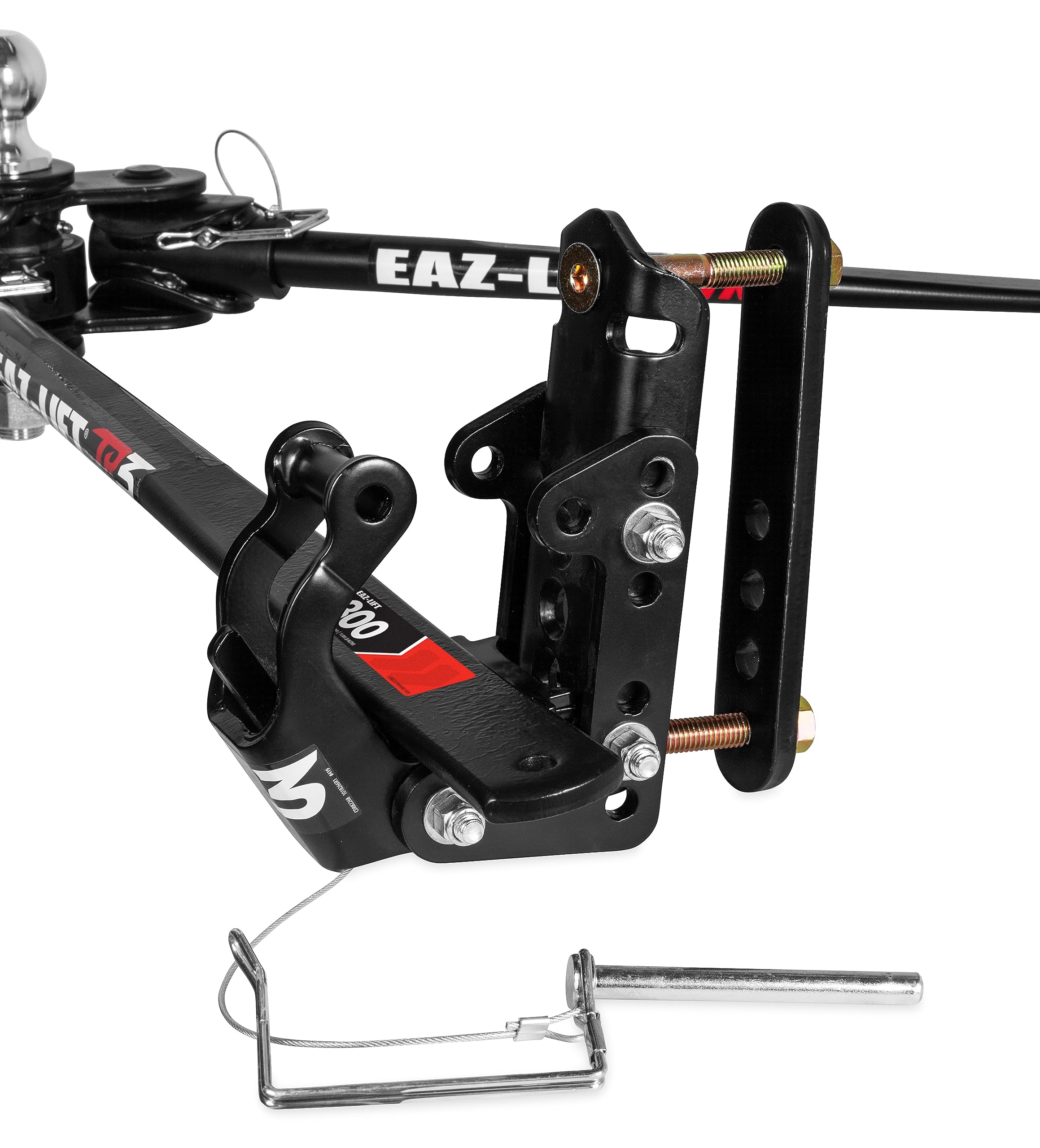 Eaz-Lift Camco TR3 800lb Weight Distribution Hitch Kit - Features 1,000lb Max Tongue Weight Rating, Pre-Installed 2-5/16-inch Hitch Ball, and Adjustable Sway Control - (48904)