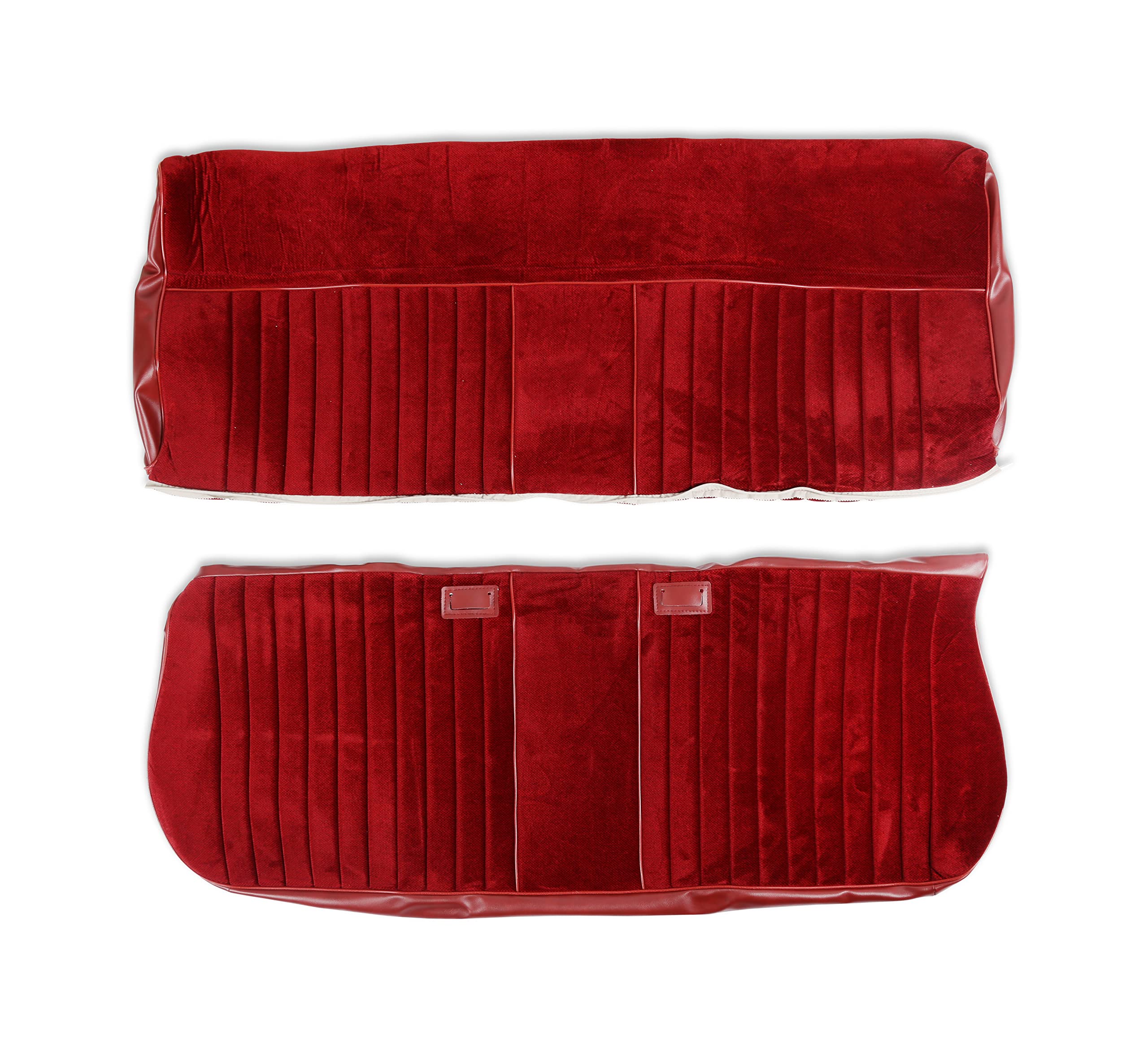05-321 Brothers Trucks Upholstery-Deluxe Seat Cloth/Vinyl-Maroon/Burgundy