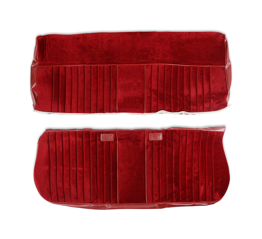 05-321 Brothers Trucks Upholstery-Deluxe Seat Cloth/Vinyl-Maroon/Burgundy