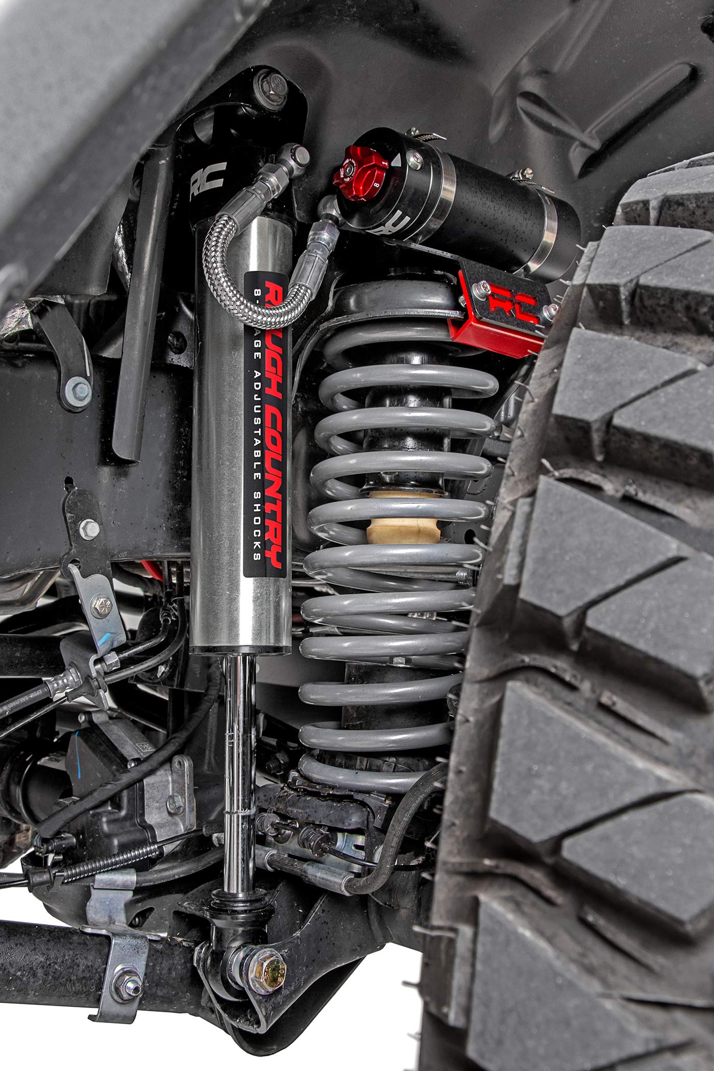 Rough Country 3.5-4.5" Vertex Rear Shocks for 18-24 Jeep Wrangler JL - 699007
