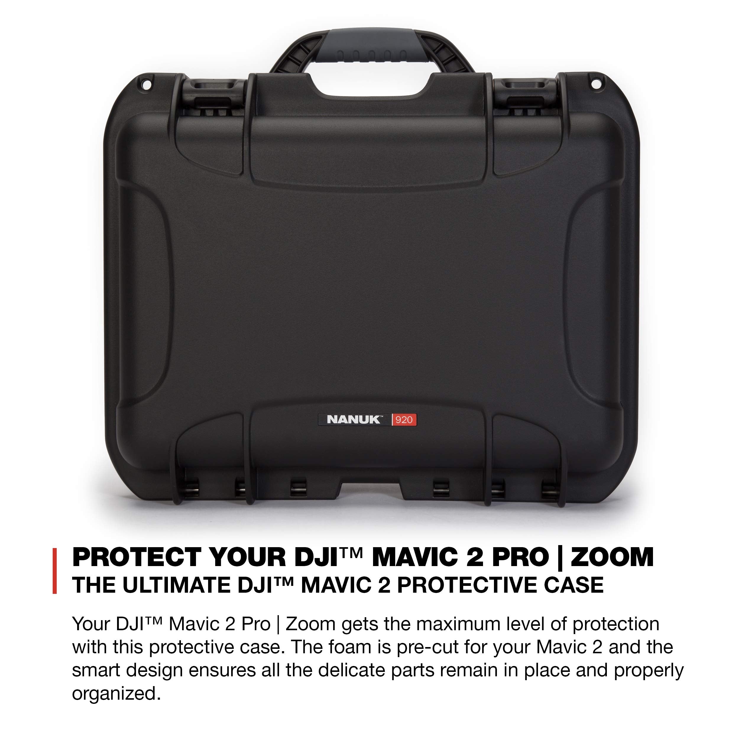 Nanuk Case for DJI Mavic 2PZ w/foam insert - Black 920-MAV2PZ1