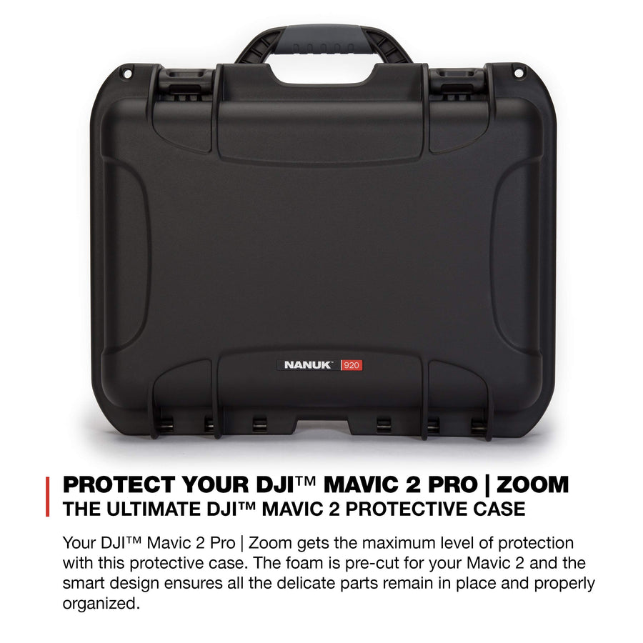 Nanuk Case for DJI Mavic 2PZ w/foam insert - Black 920-MAV2PZ1