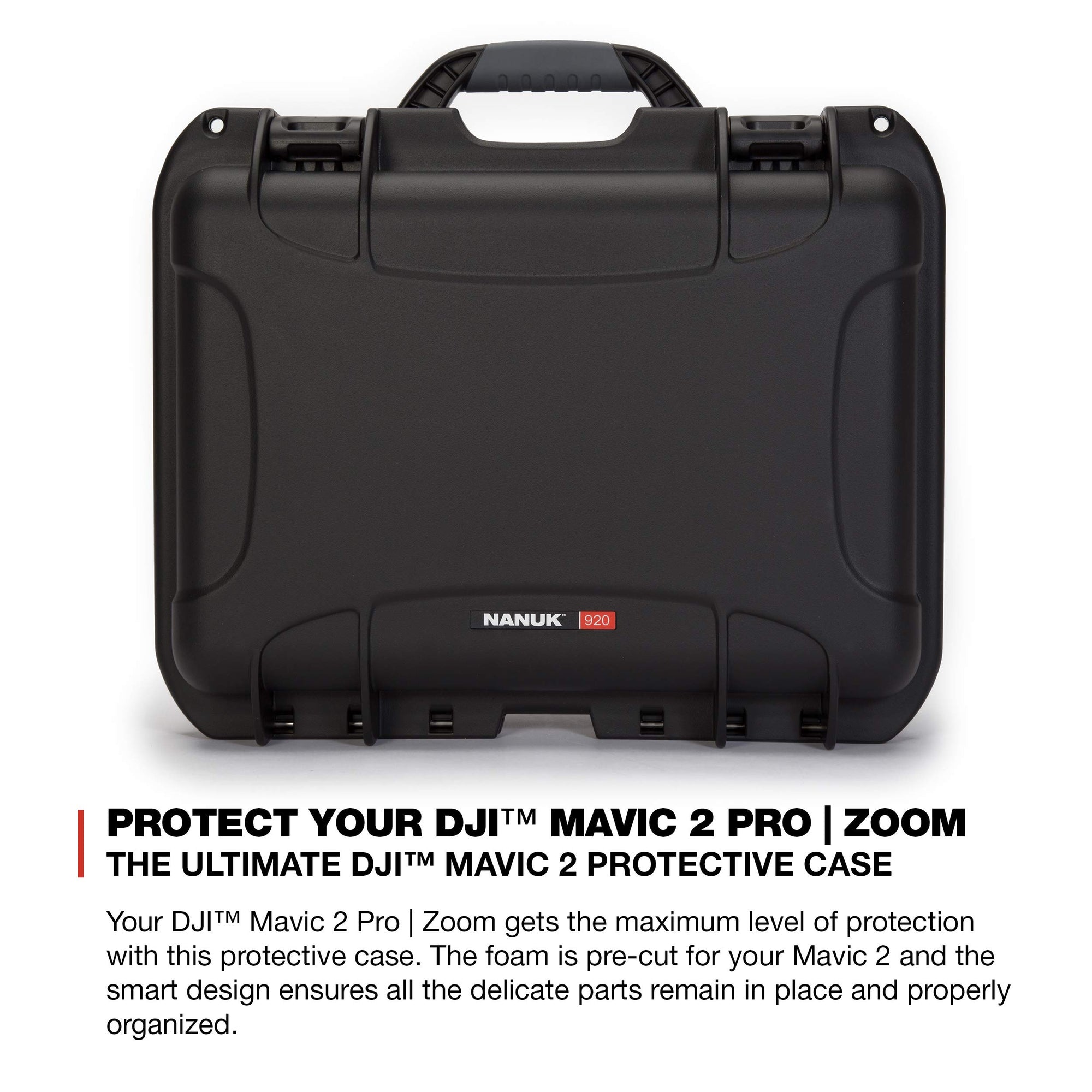 Nanuk Case for DJI Mavic 2PZ w/foam insert - Black 920-MAV2PZ1
