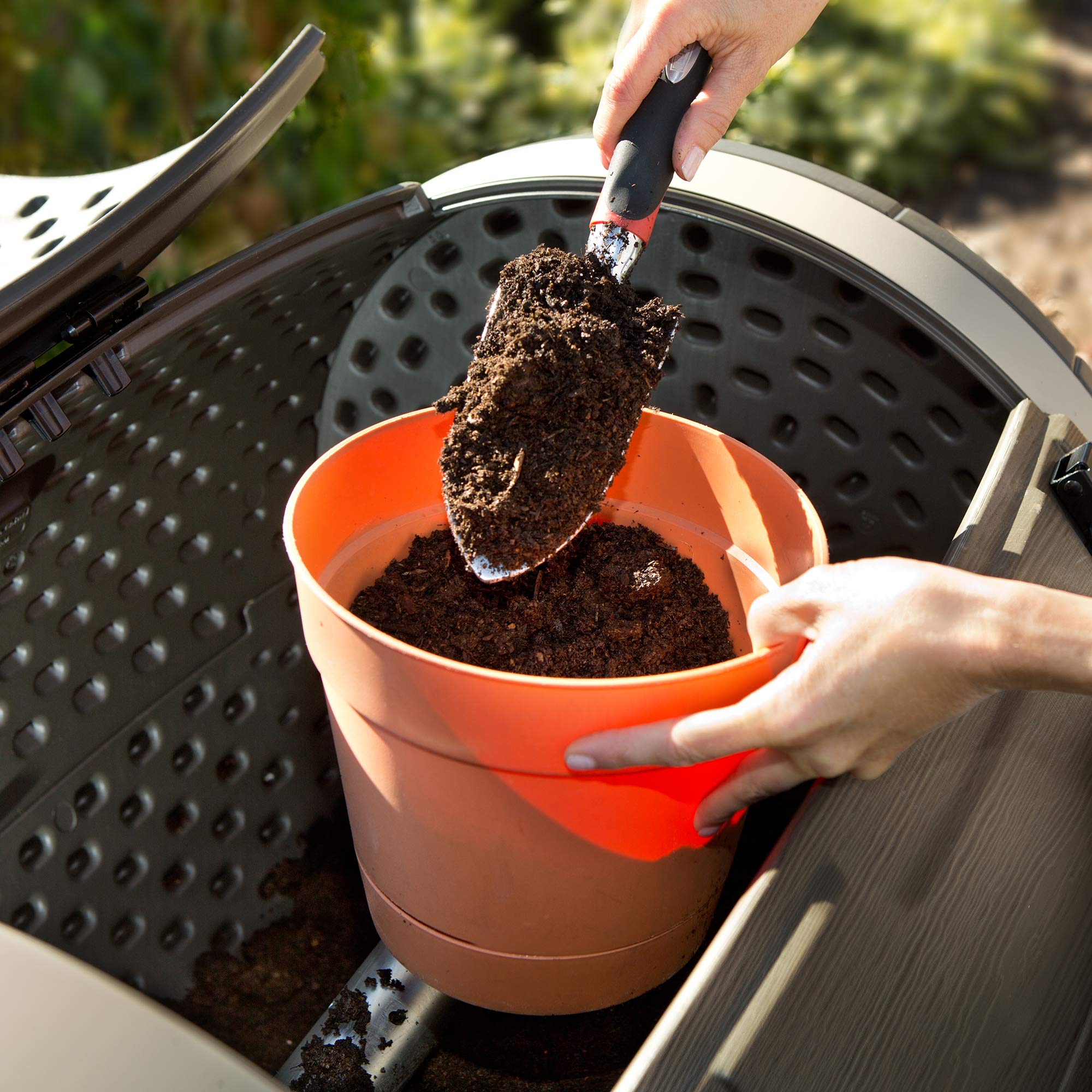 Double Bin Lifetime 60309 Rotating Composter, 100 Gallon