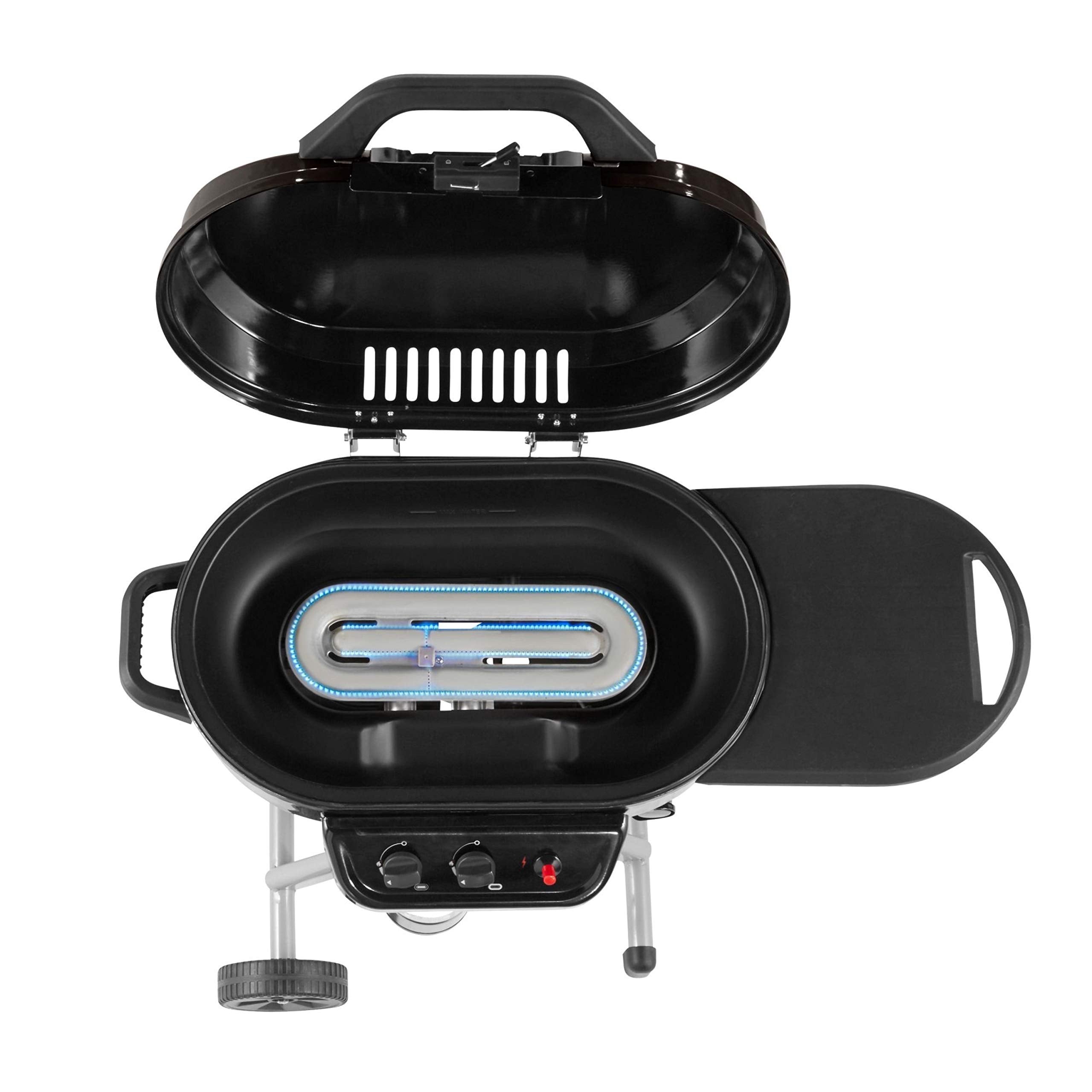 Coleman Portable RoadTrip 225 Propane Grill, 2-Burner Gas Grill with Matchless Ignition & Adjustable Temperature Control, 11,000 BTUs of Power for Grilling, Tailgating, Camping, BBQ, & More