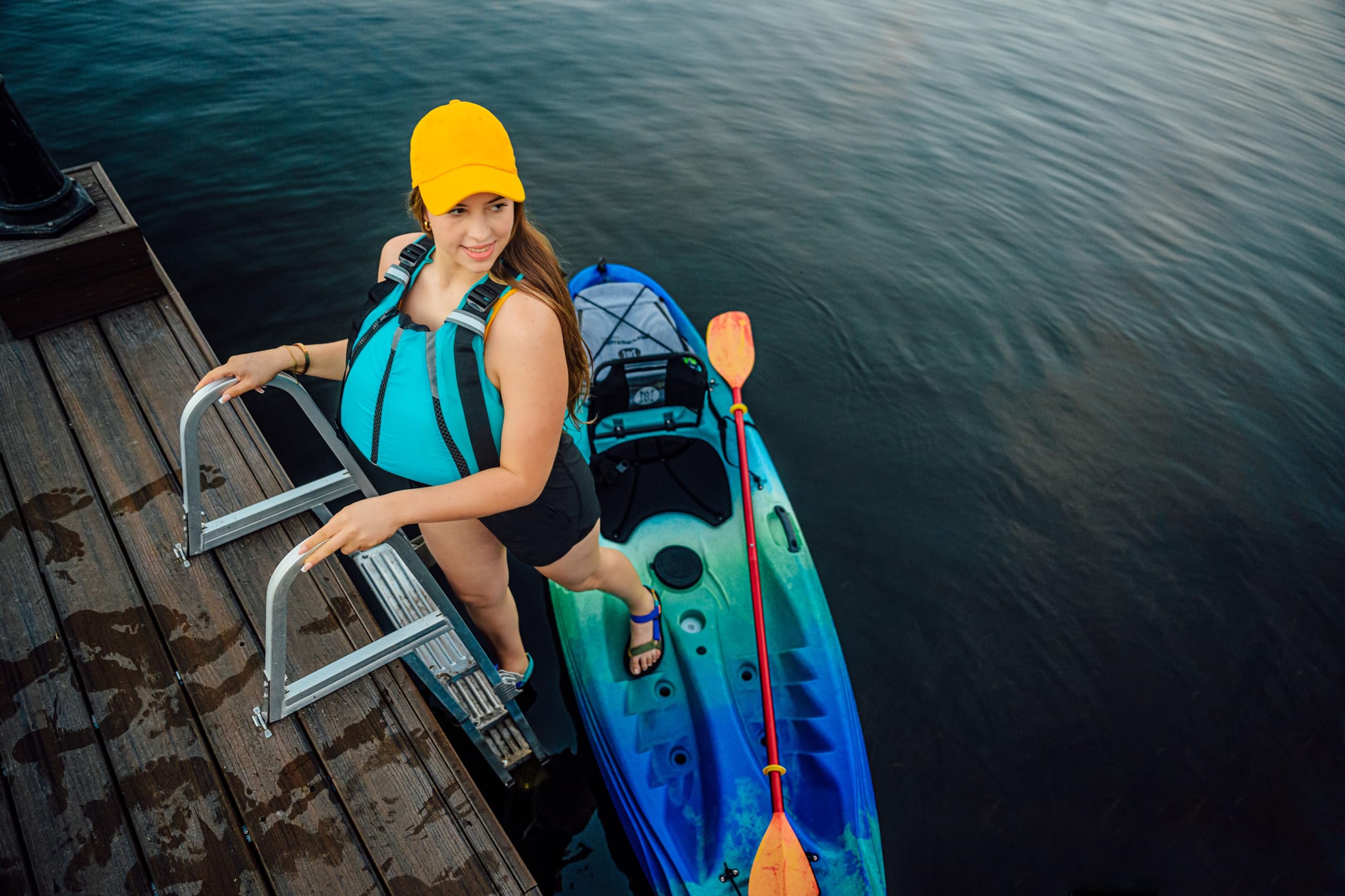 Tribe Perception 9.5 | Sit on Top Kayak | Recreational Kayak | 9' 5" | Funkadelic