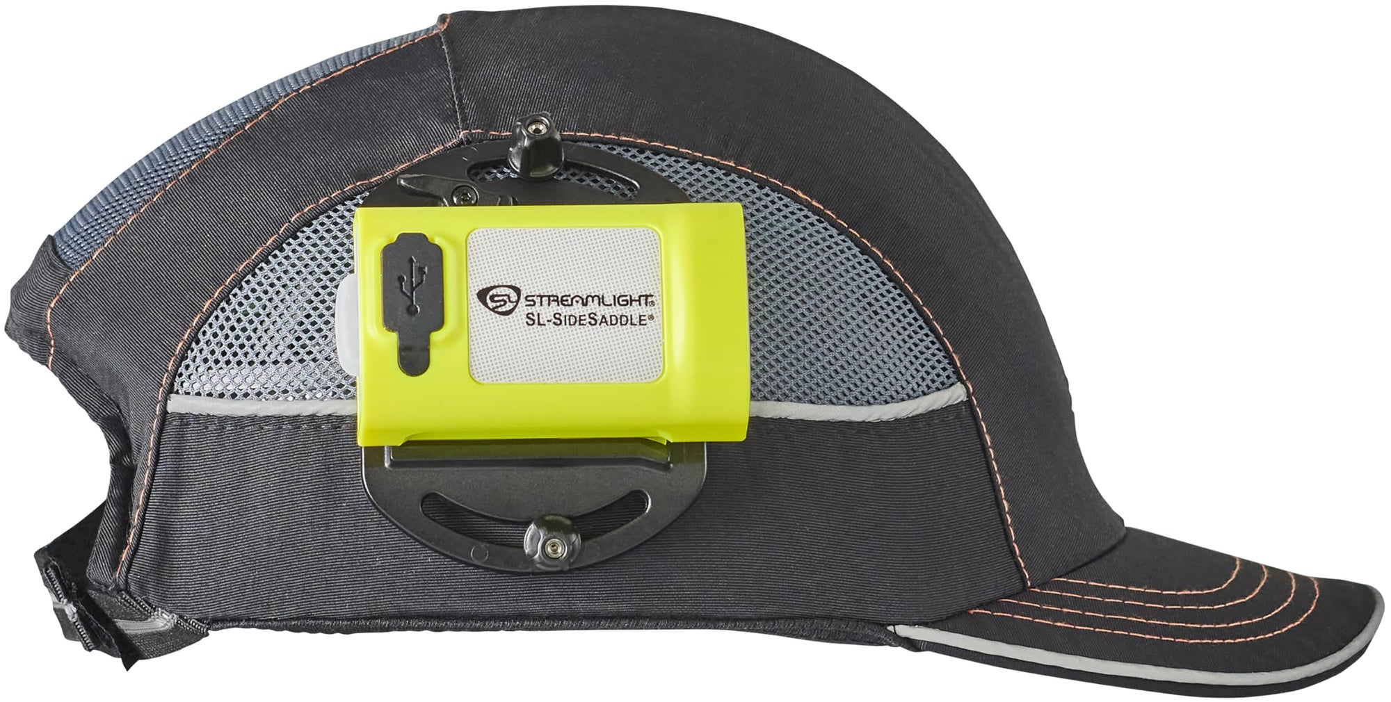 Streamlight SL-Sidesaddle 61628 Hat Mount Kit Accessory, Black
