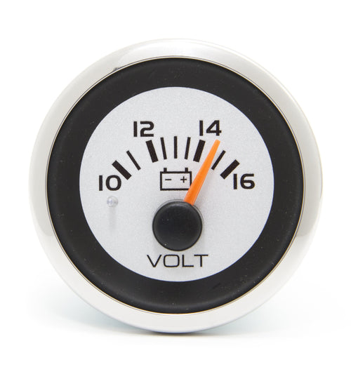 Sierra Argent 65550P Voltmeter Gauge 10 Volt - 16 Volt, Universal, Night Visible