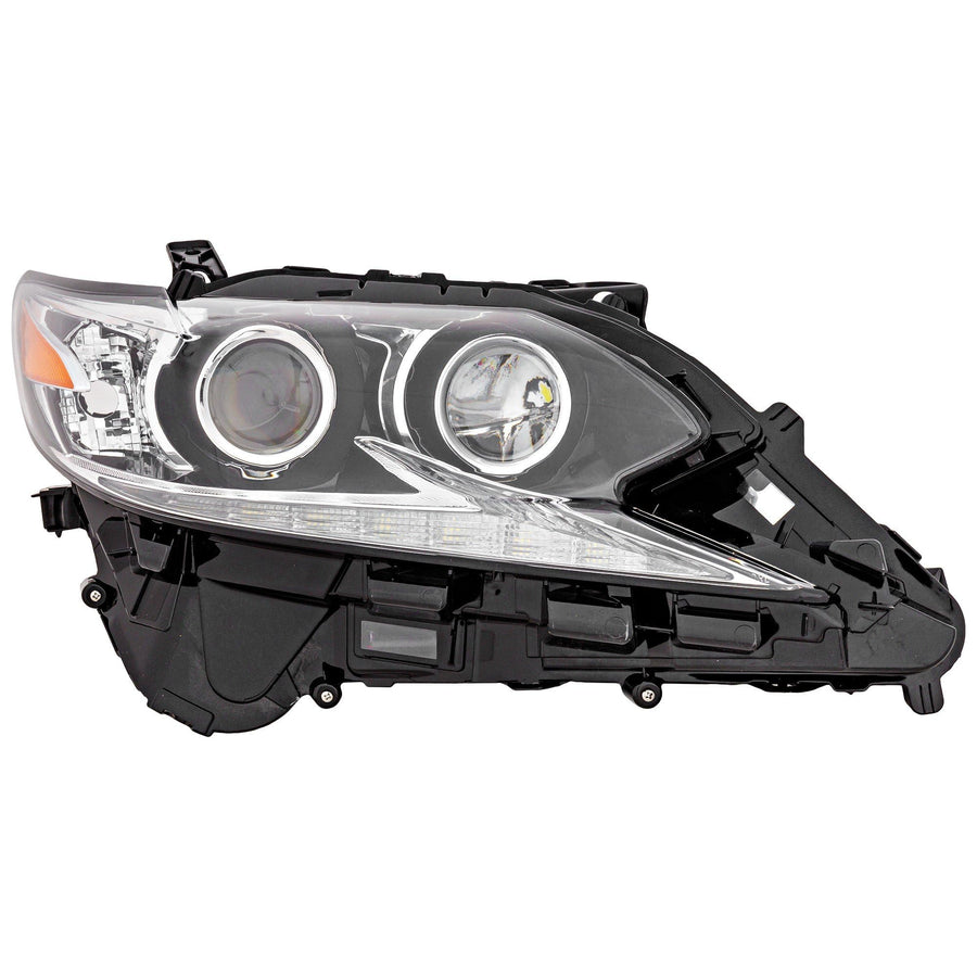 LED High Beam Headlight for Lexus ES300H/ES350 (2016-2017) Models, Go-Parts Right (Passenger) Side, Lens and Housing, Excluding Adaptive Headlight, Replacement