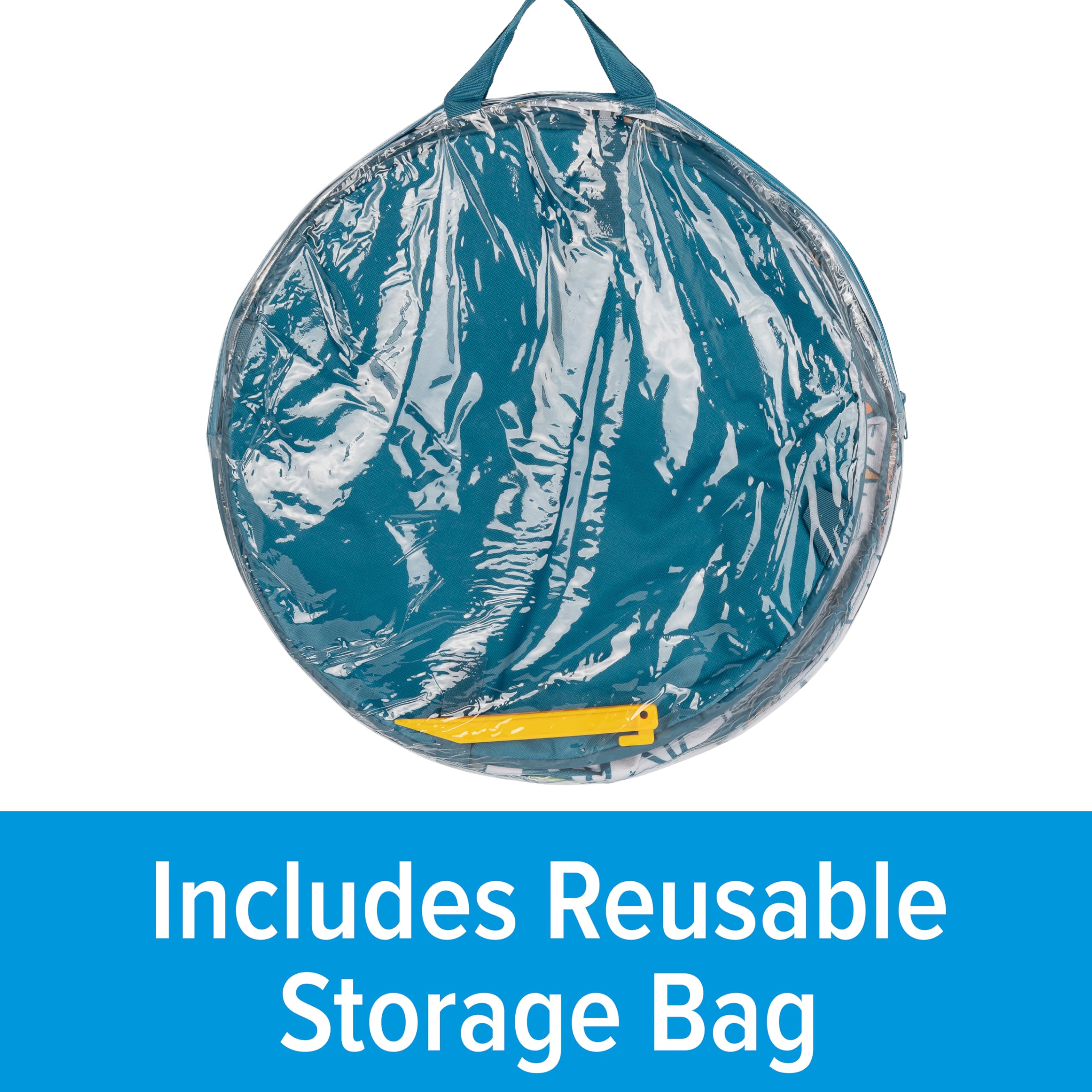 Camco Utility Container Pop-Up - Use as Collapsible Trash Can When Camping - Holds 30-Gallon Kitchen-Size Trash Bags - Stands 2-Ft Tall & Collapses for RV Storage and Organization (42997)