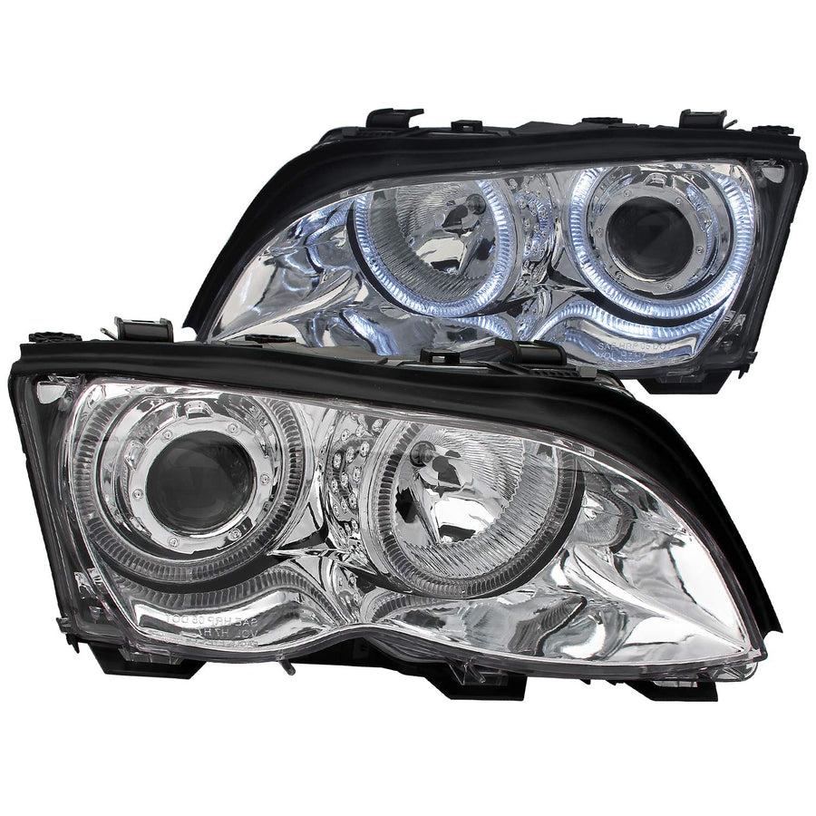 BMW Anzo USA 121212 Chrome Clear Projector With Headlight Assembly - (Sold in Pairs)