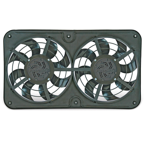 Flex-A-Lite X-Treme Electric Fan, Dual S-Blade Pusher-Puller / Reversible Fan (480), Car Accessories, 12 Inches