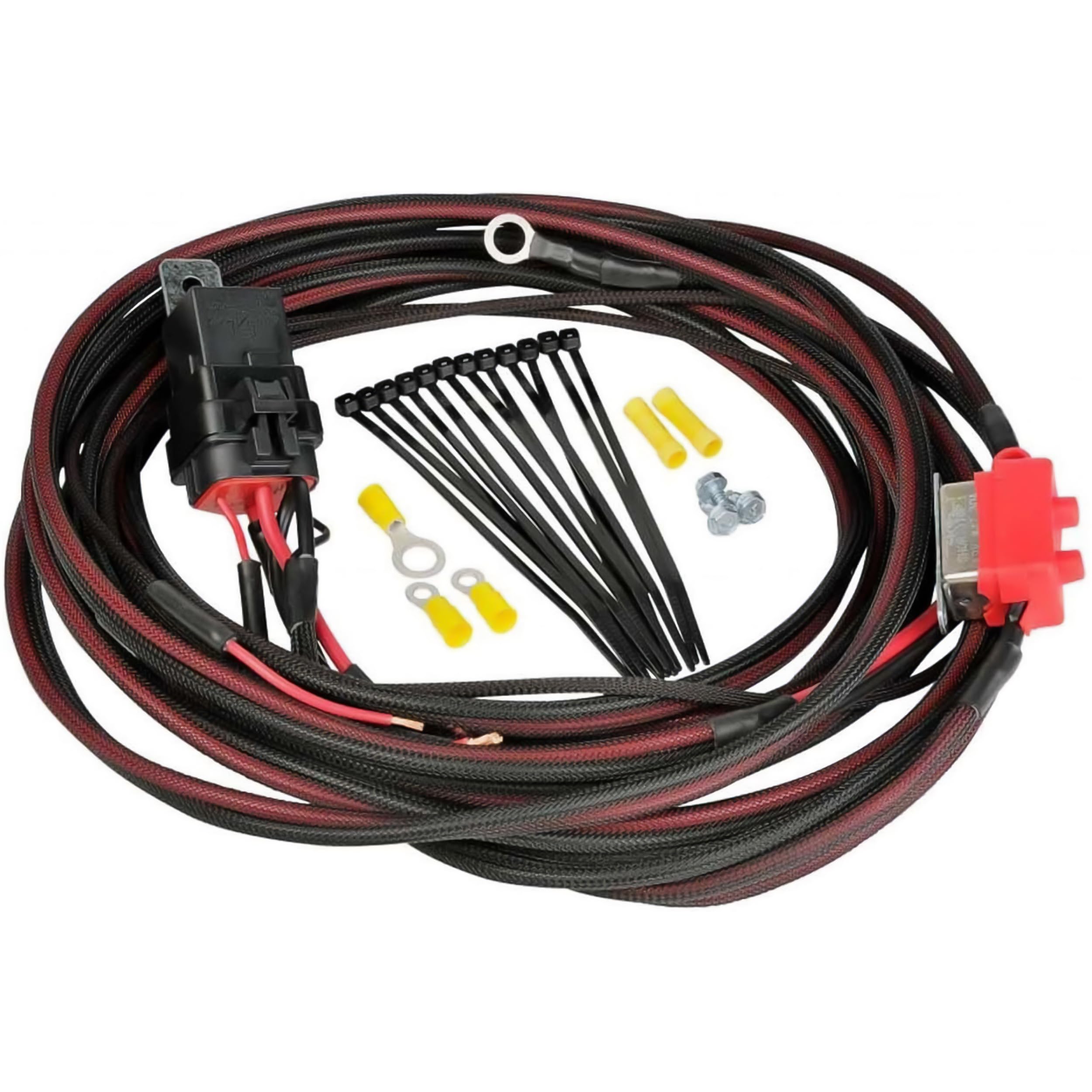 Fuel Pump Wiring Harness Relay Kit Aeromotive 16307, 30 Amp, 20' Long Wire