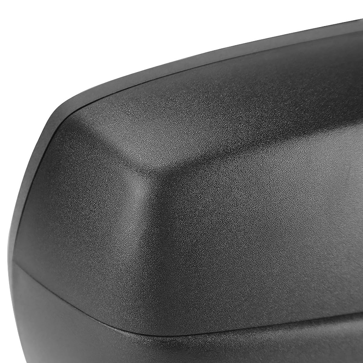 Spec-D Tuning Matte Black Right Passenger Side Power Heated Mirror w/Puddle Light Compatible with 2014-2018 Chevy Silverado, GMC Sierra