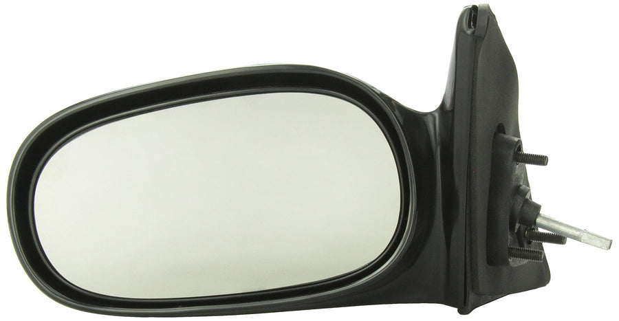 Mirror Driver Side for Toyota Corolla Sedan, Black, US Built, Non-Foldaway, Manual Remote