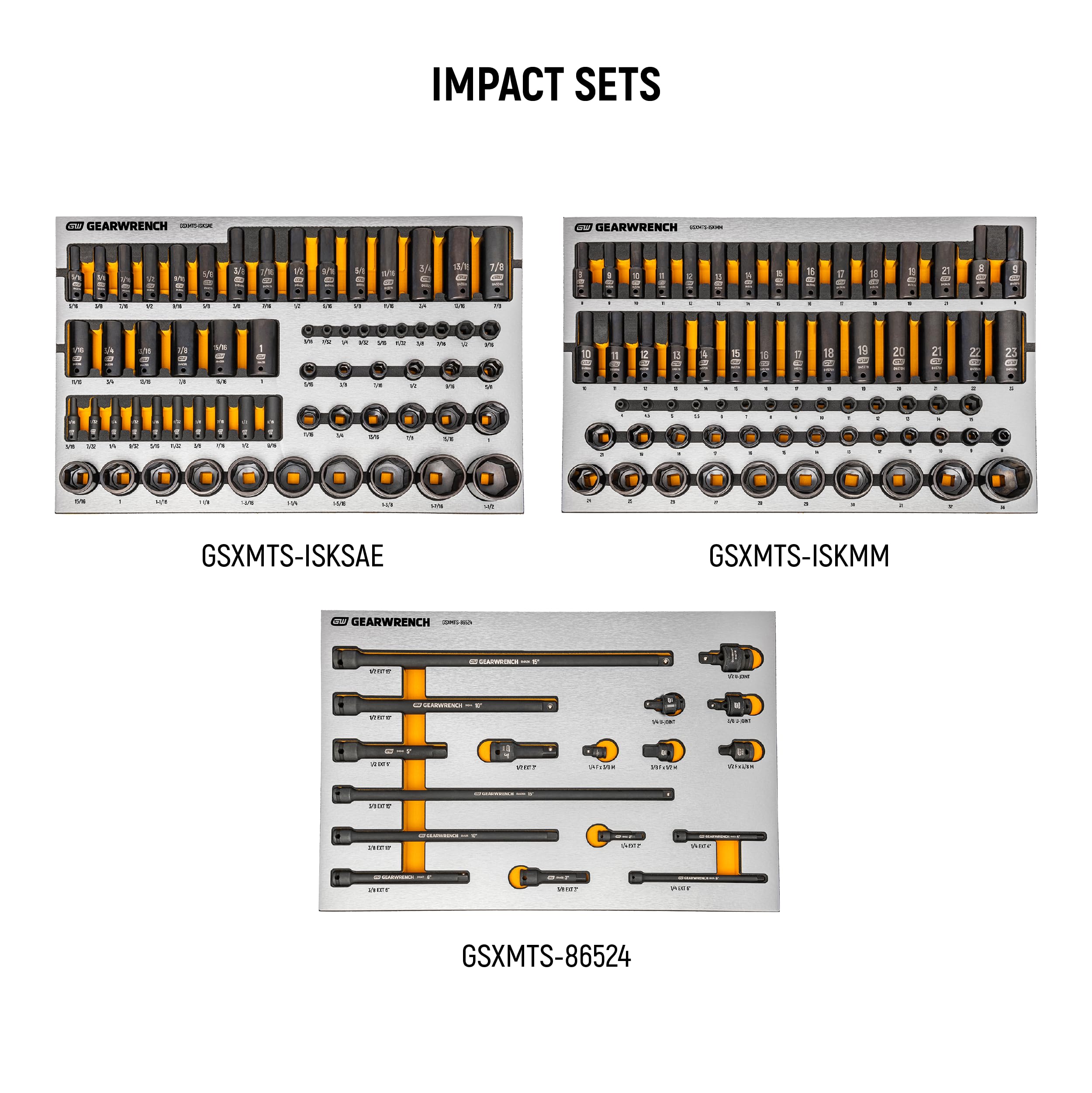 1024 Piece GEARWRENCH Master Mechanics Tool Set in Premium Modular Foam Trays with GSX Mobile Tool Storage | MEGAMOD1024