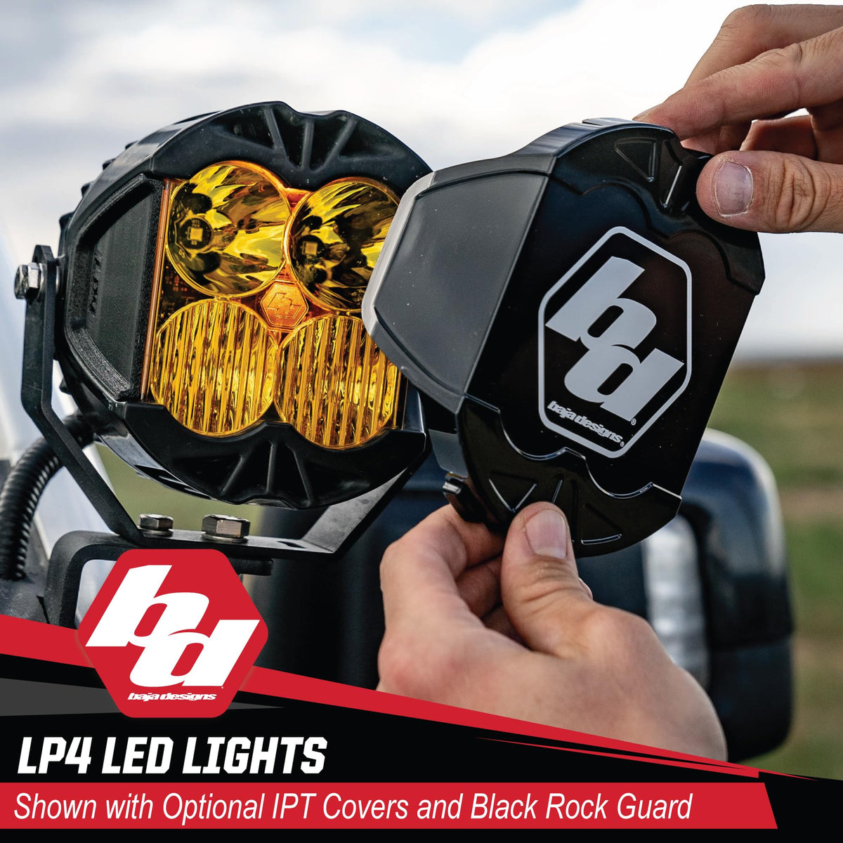 Combo Light Baja Designs 290003, Black