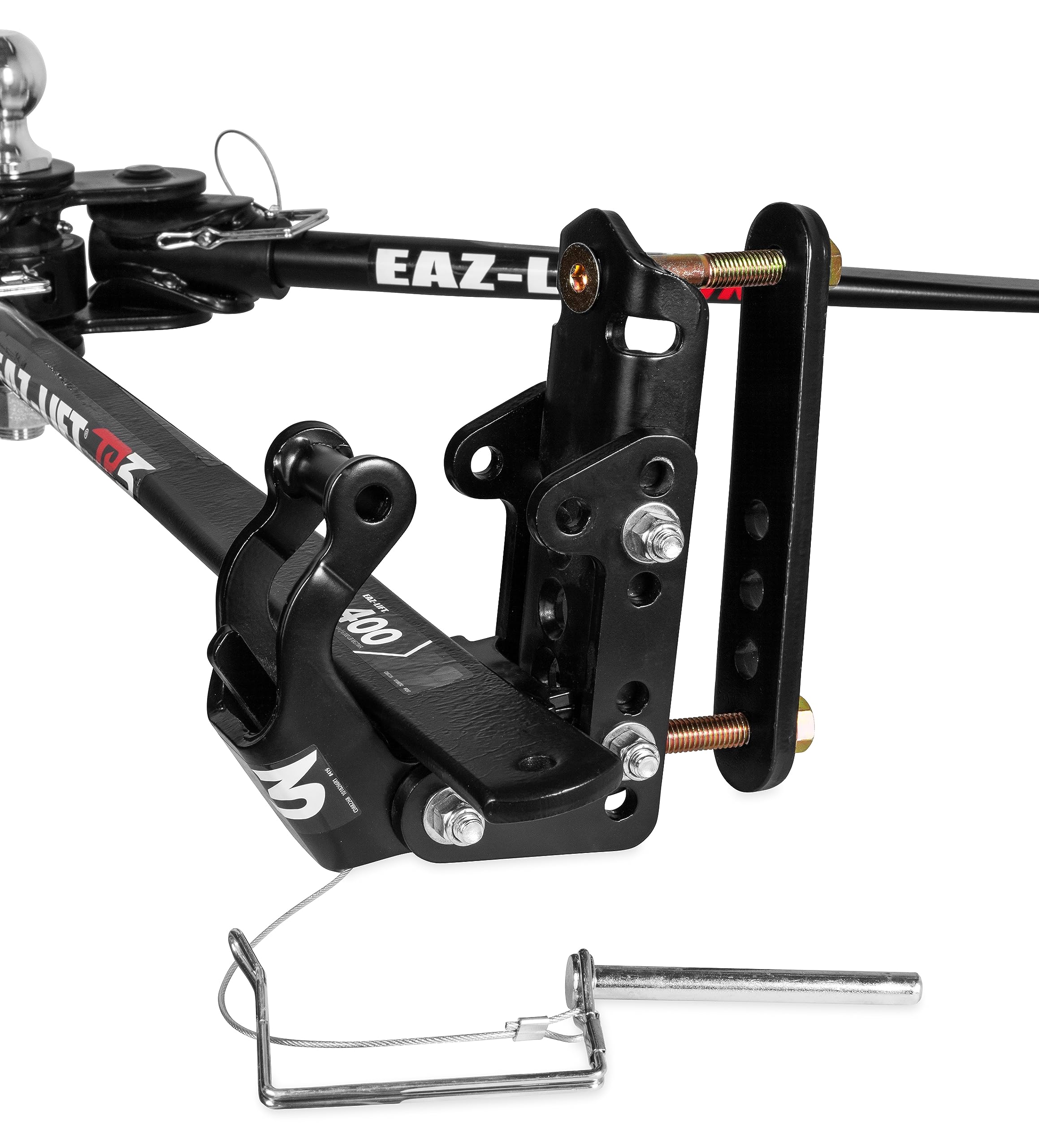 Eaz-Lift Camco TR3 400lb Weight Distribution Hitch Kit - Features 600lb Max Tongue Weight Rating, Pre-Installed 2-5/16-inch Hitch Ball, and Adjustable Sway Control - (48903)