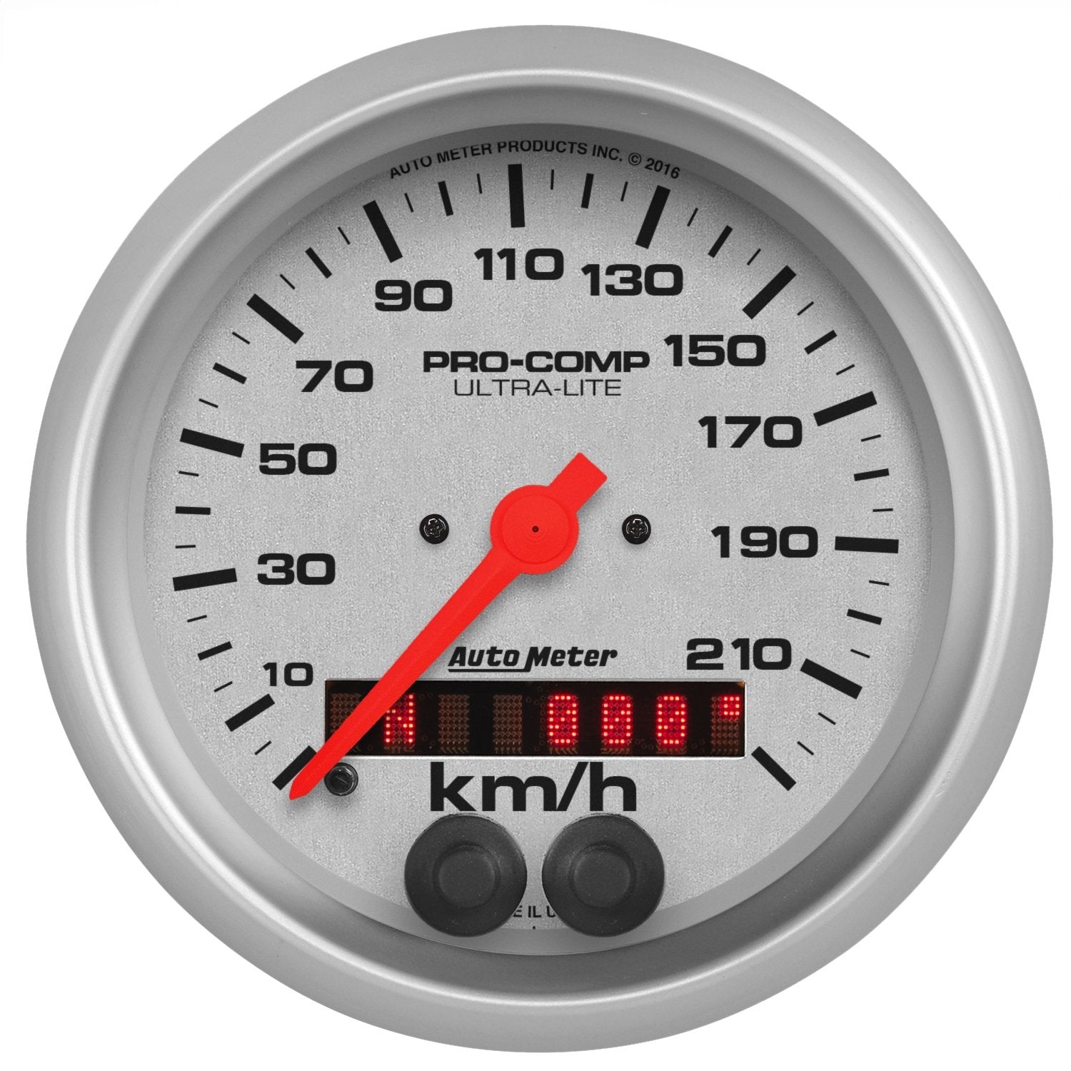 Gauge AUTO METER 4480-M Speedometer (Ultra-Lite 3 3/8", 225Km/H, GPS, Ultra-Lite)
