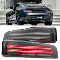 NOVA-Series Alpharex LED Tail Lights Compatible With 23-25 Nissan Z Twin-Loop Style Black
