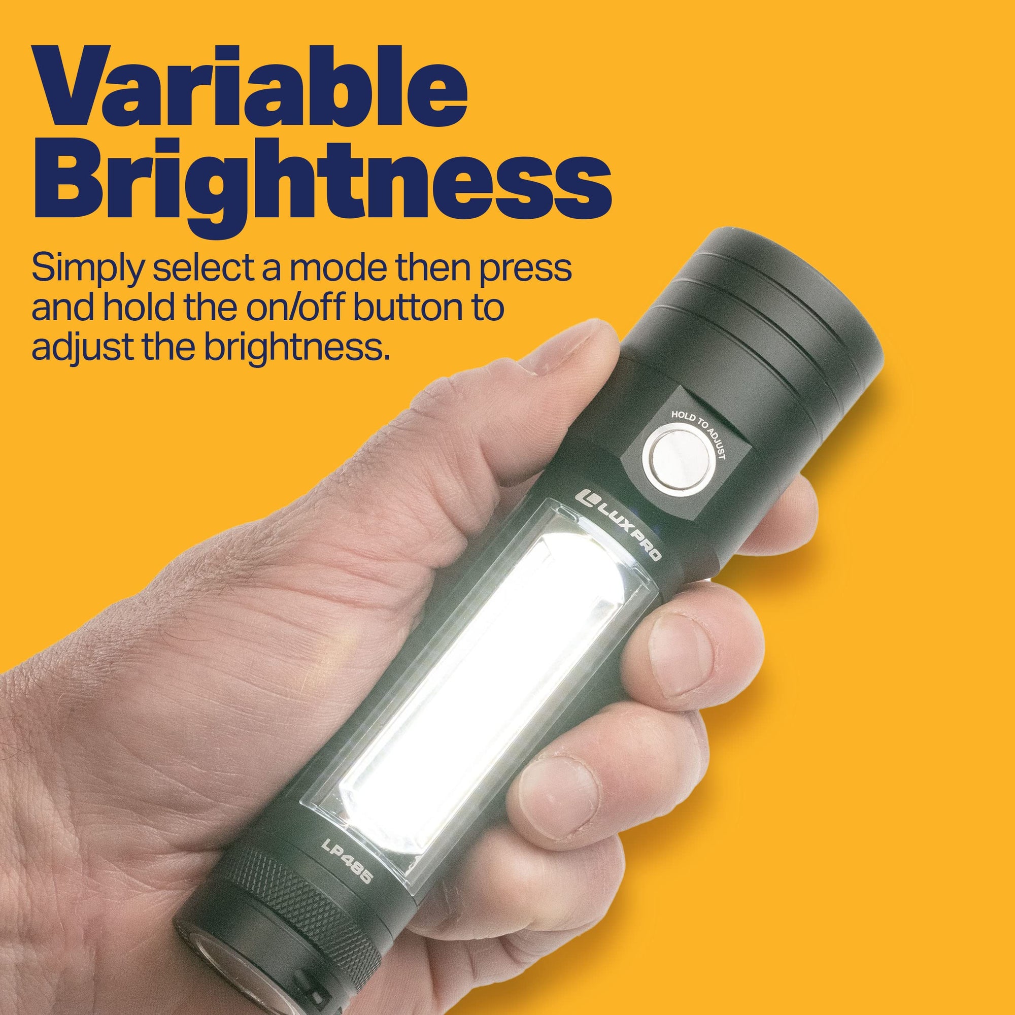 LP485 LUXPRO Utility 537 Lumen LED Flashlight and Work Light