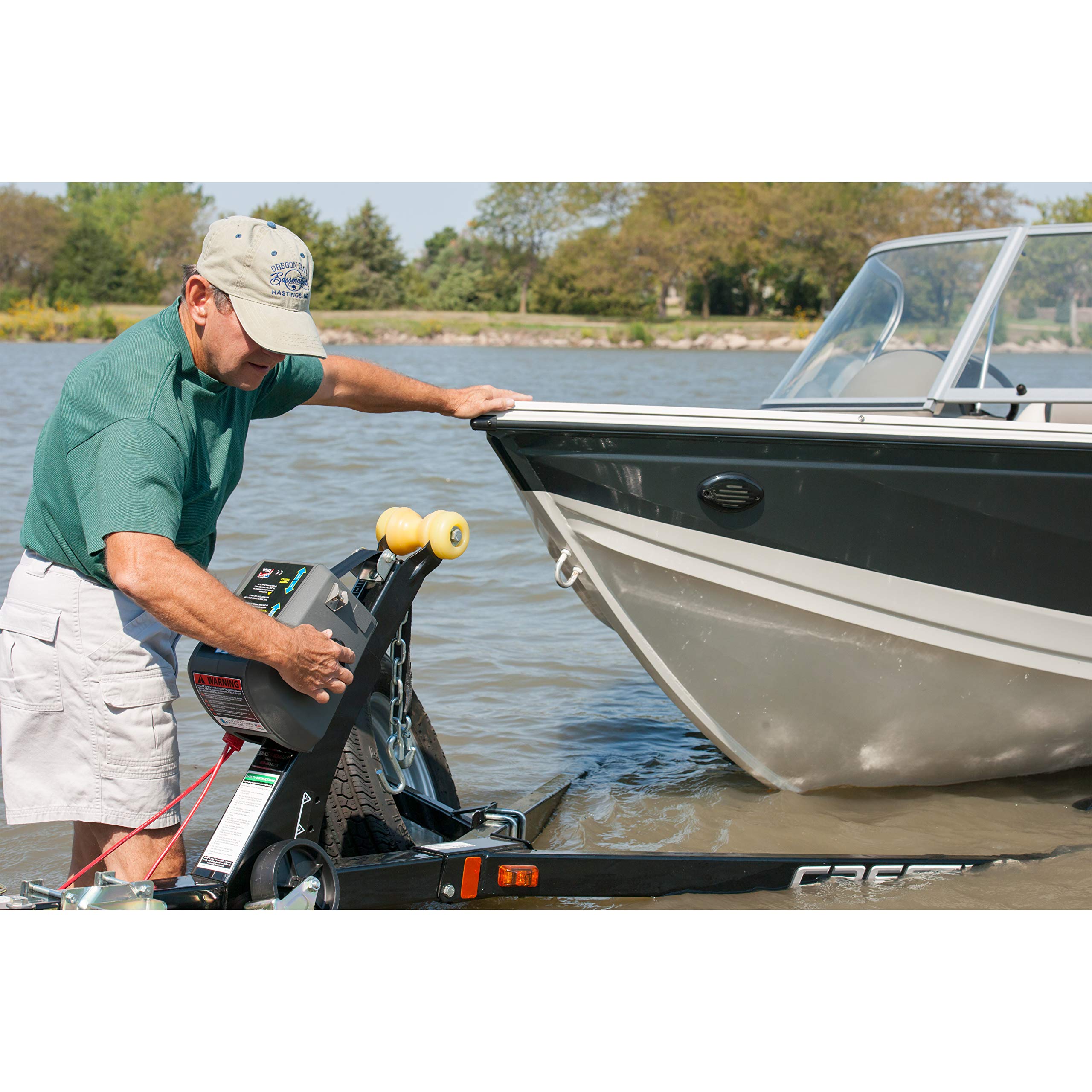 Electric Goldenrod Trailer Winch 1500LBS