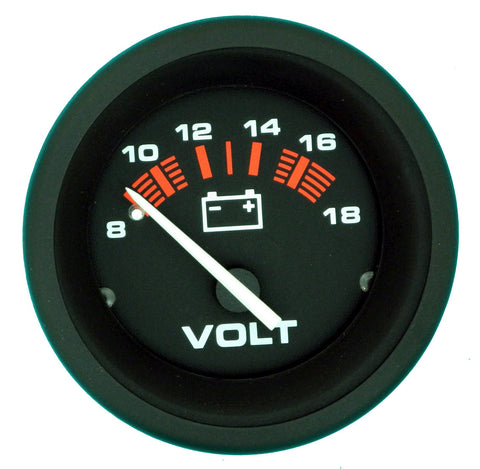 Amega 2" Sierra 57901P Voltmeter - 8-18 VDC