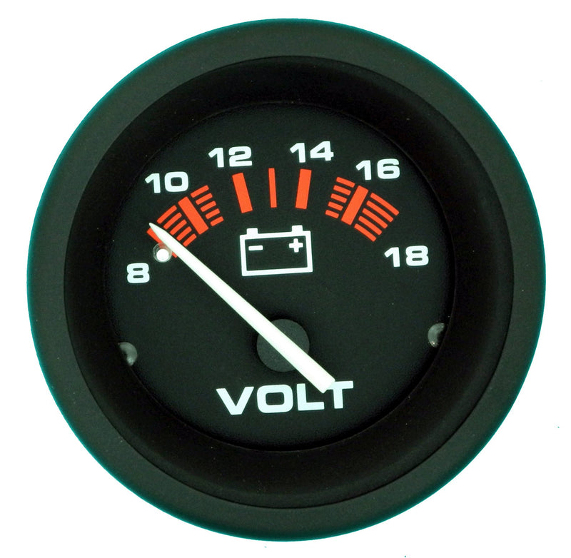 Amega 2" Sierra 57901P Voltmeter - 8-18 VDC