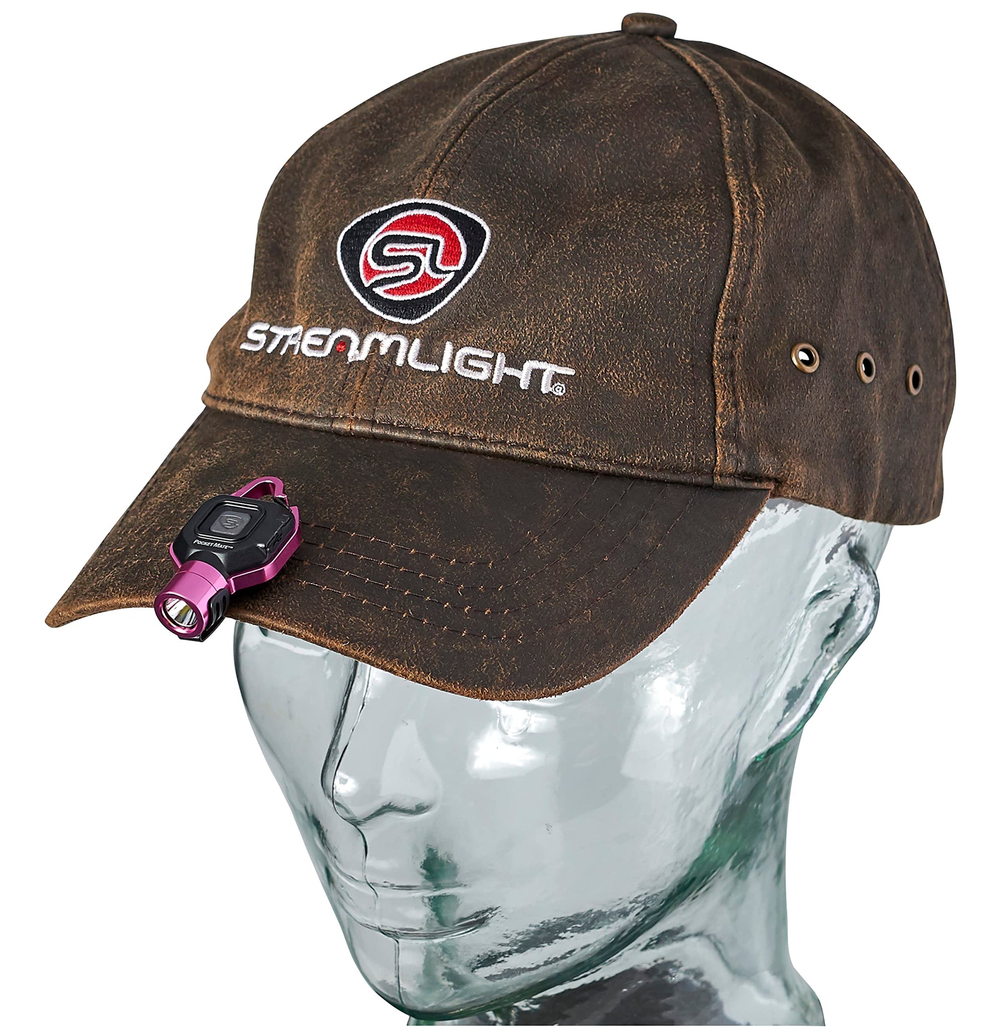 Pocket Mate Streamlight 73303 325-Lumen Keychain/Clip-on USB Rechargeable Flashlight, Pink