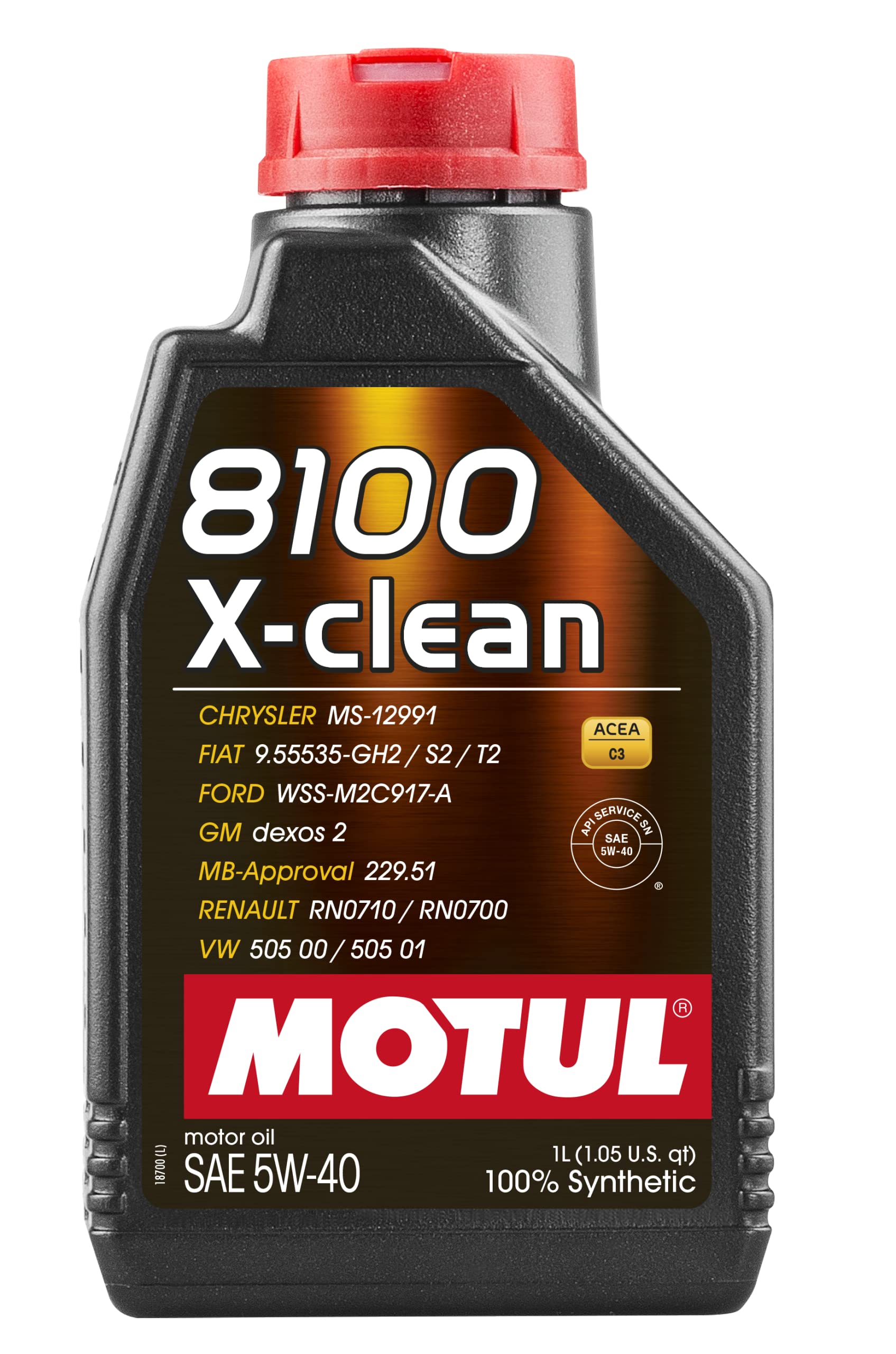8100 X-Clean Motul 5W40 12X1L