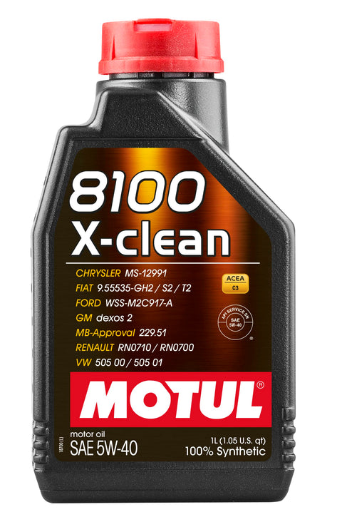 8100 X-Clean Motul 5W40 12X1L