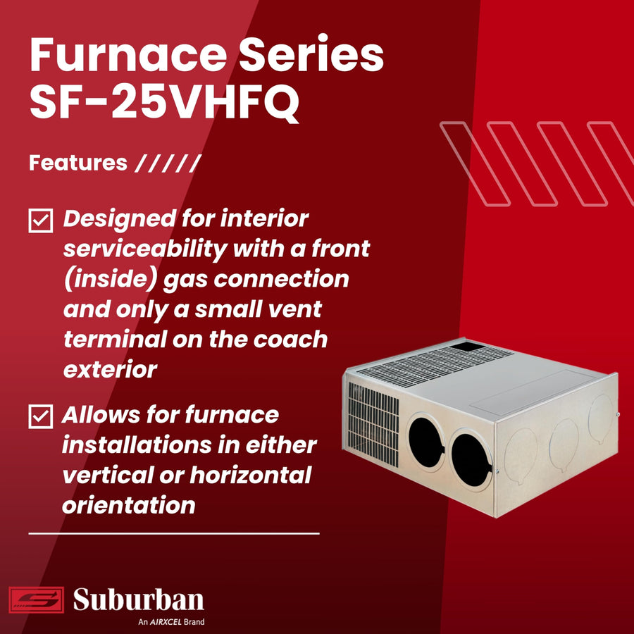 Suburban Ducted SF Series Low Profile Furnace SF-25VHFQ 25,000 BTU/h LP Gas Model 2574A