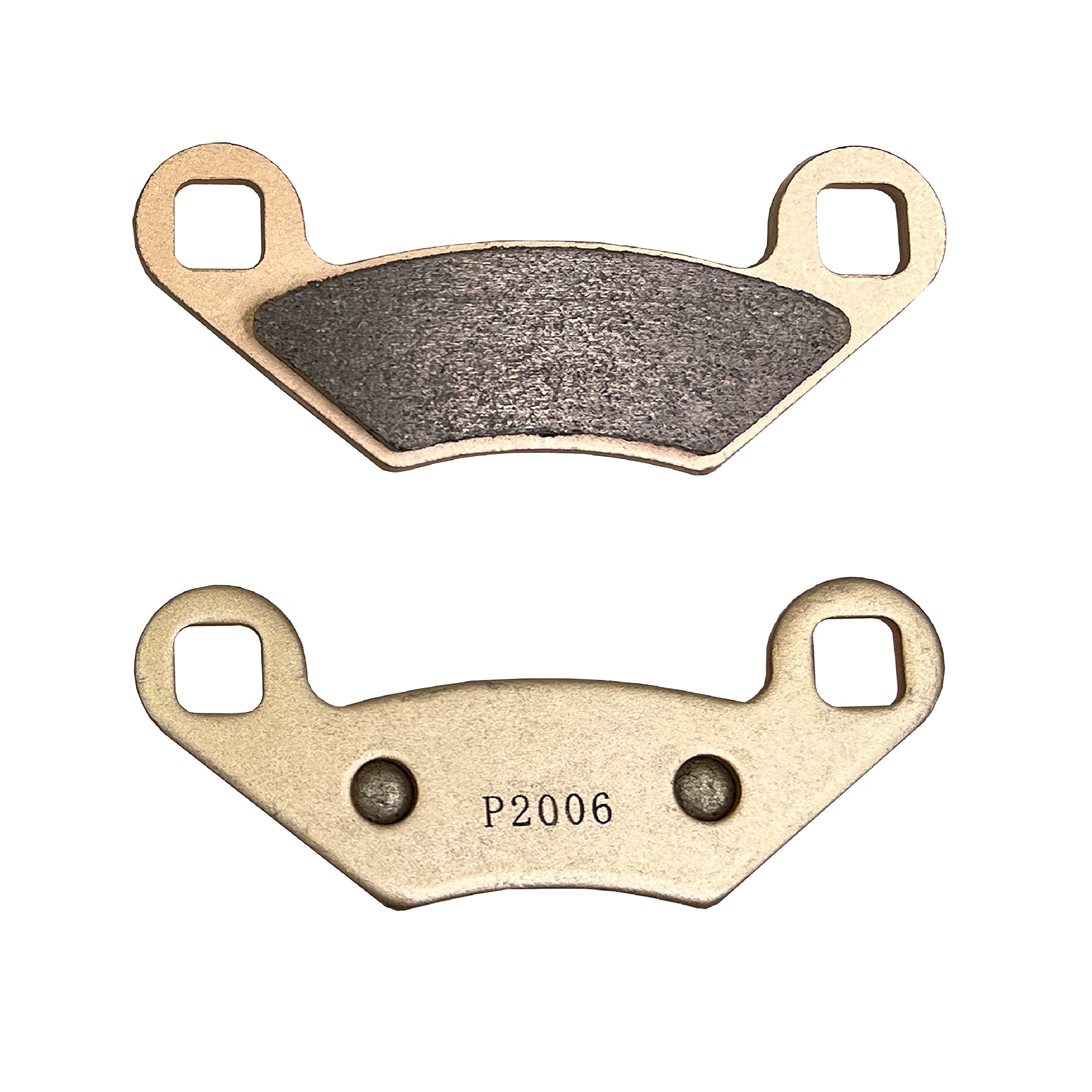 Demon Front/Rear Left/Right Sintered Brake Pads for Polaris Big Boss/Magnum/ATP/Predator/Outlaw/Sportsman/RZR, High-Density Metallic Material (See Fitment Details in Description)