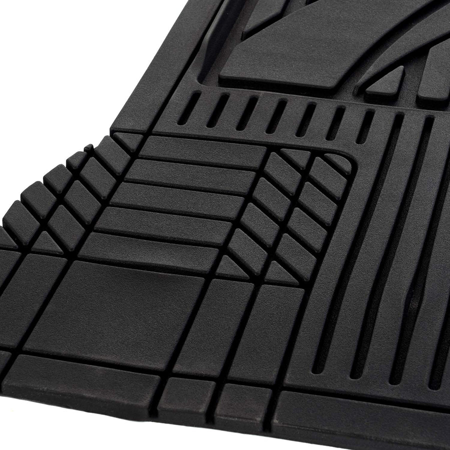 Rugged Ridge Floor Liner Set Universal Trim to Fit | 4-Piece Set, Black | 12987.90 | Universal Fit