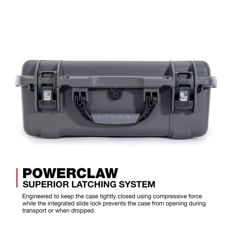 Graphite Nanuk 940 Waterproof Hard Case with Foam Insert