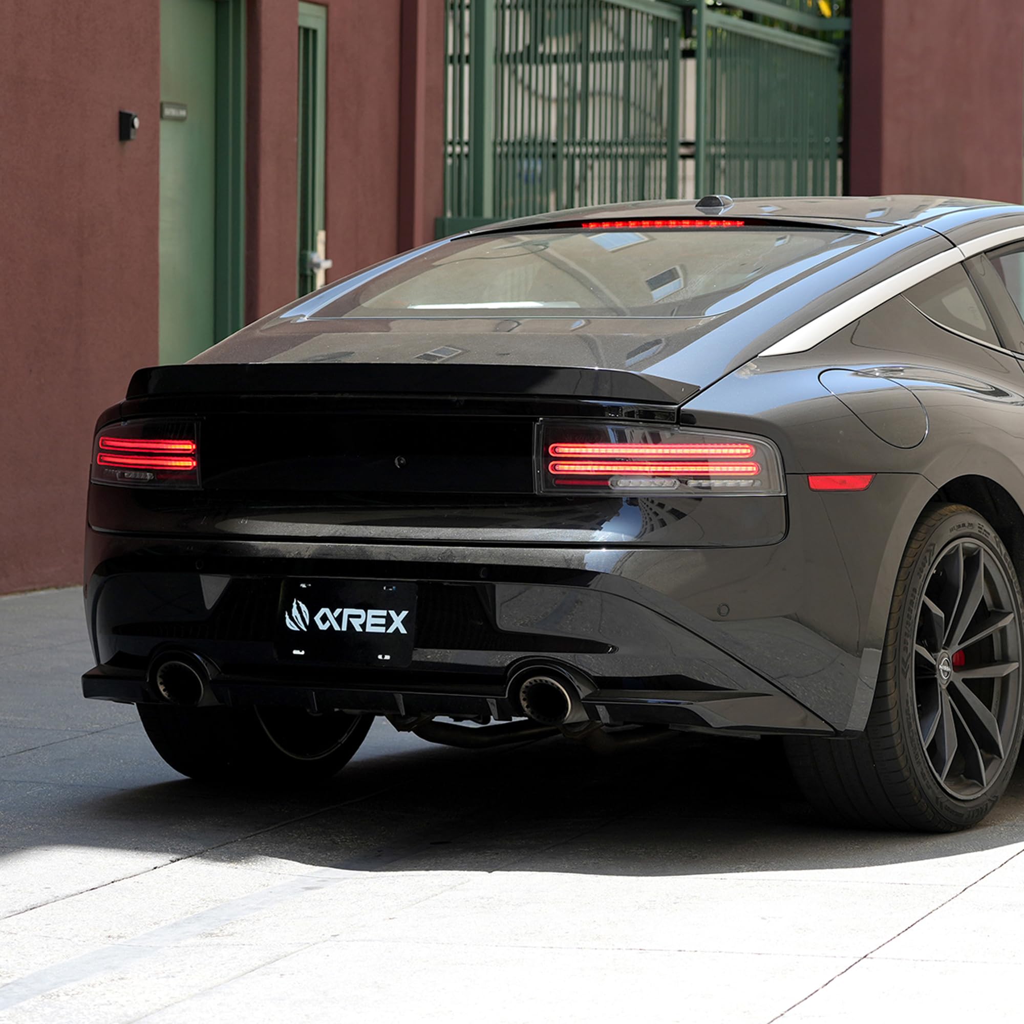 NOVA-Series Alpharex LED Tail Lights Compatible With 23-25 Nissan Z Twin-Loop Style Alpha-Black