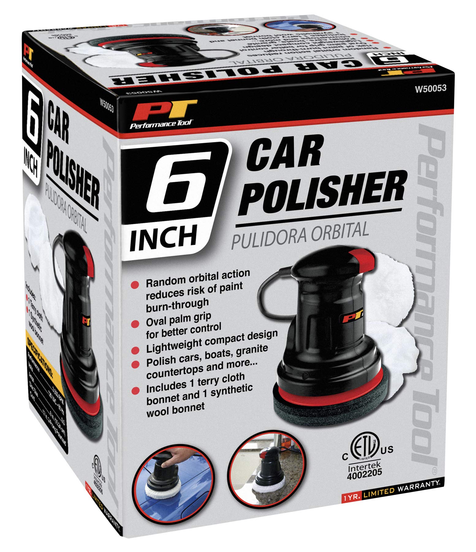 W50053 Performance Tool 6-Inch Random Orbital Buffer/Polisher