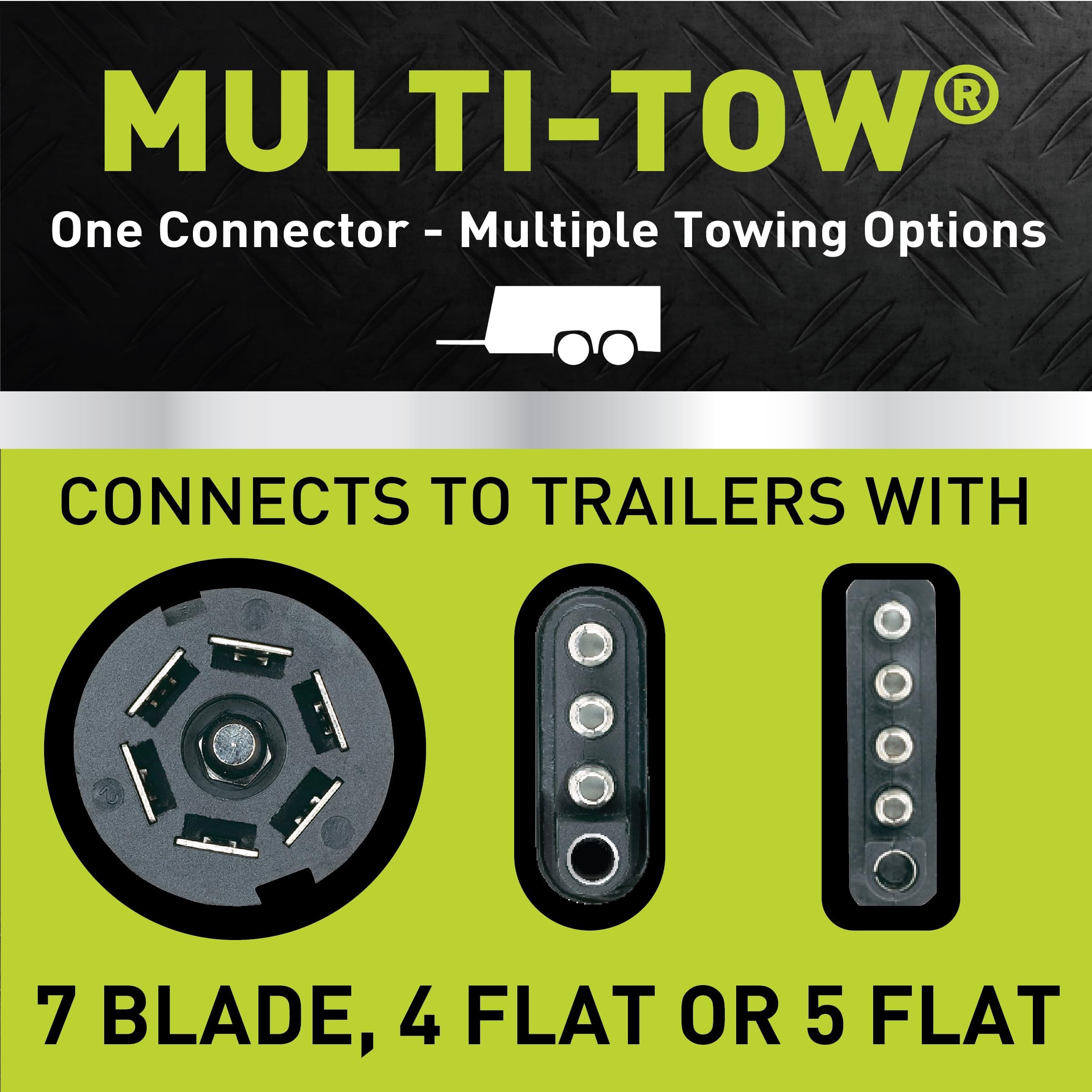 Endurance Hopkins Towing Solutions Multi-Tow 7 Blade, 5 and 4 Flat Vehicle Side Connector