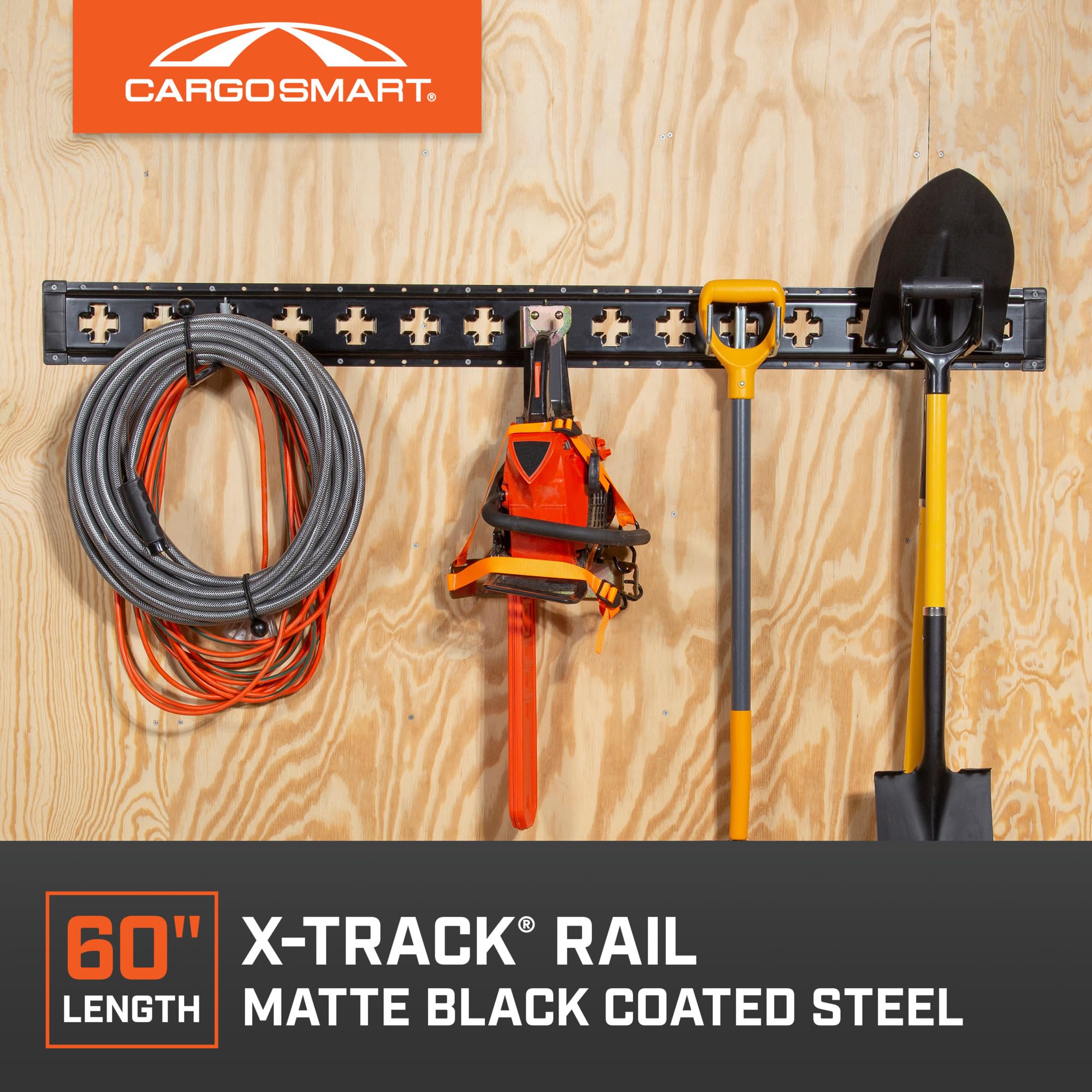 X-Track Rail CARGOSMART, 60" - 1 Pk - Matte Black