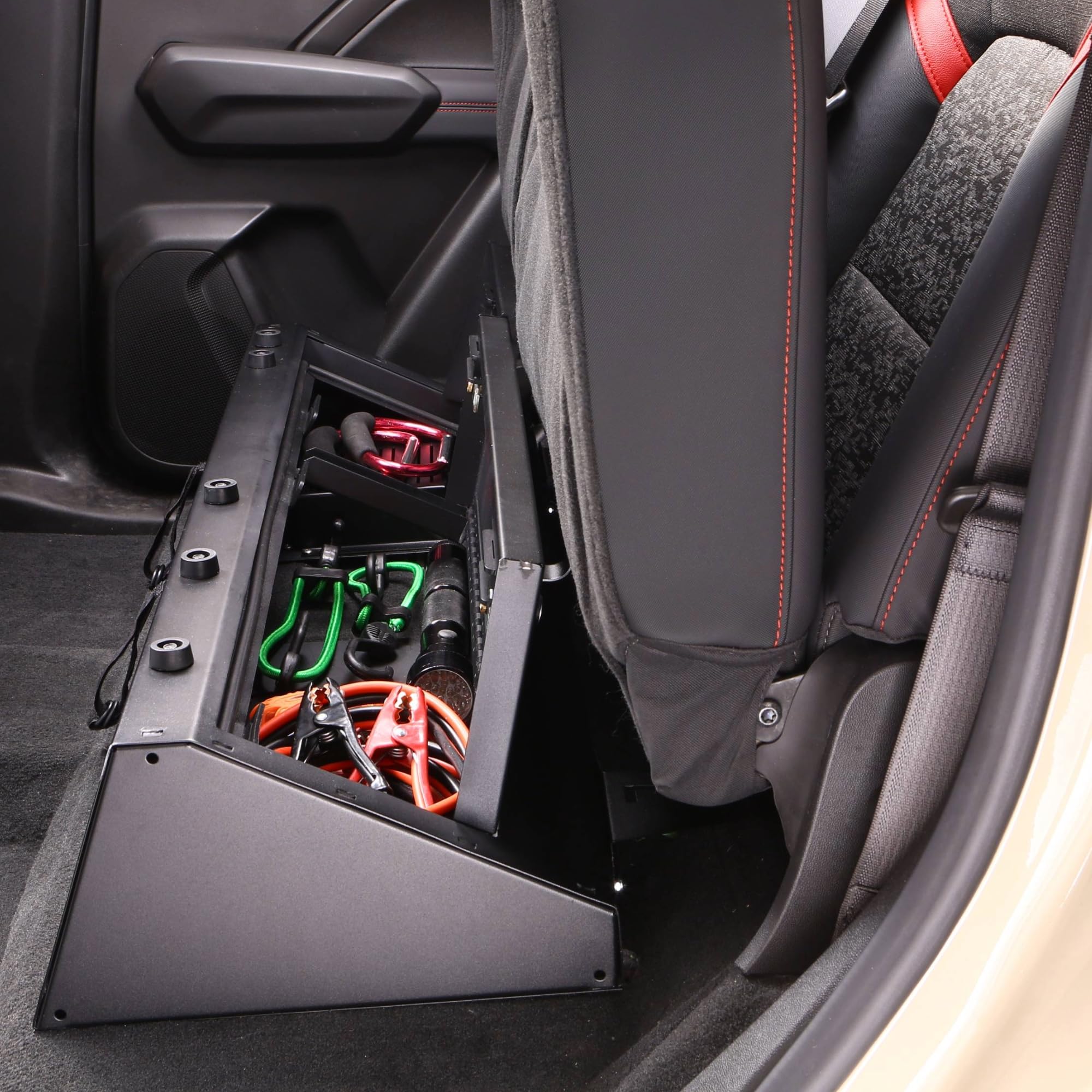 Tuffy Lockbox Rear Underseat for 2023–2025 Chevy Colorado & GMC Canyon Crew Cab – Heavy-Duty Steel Security Storage Safe with OEM Fit – Key Lock