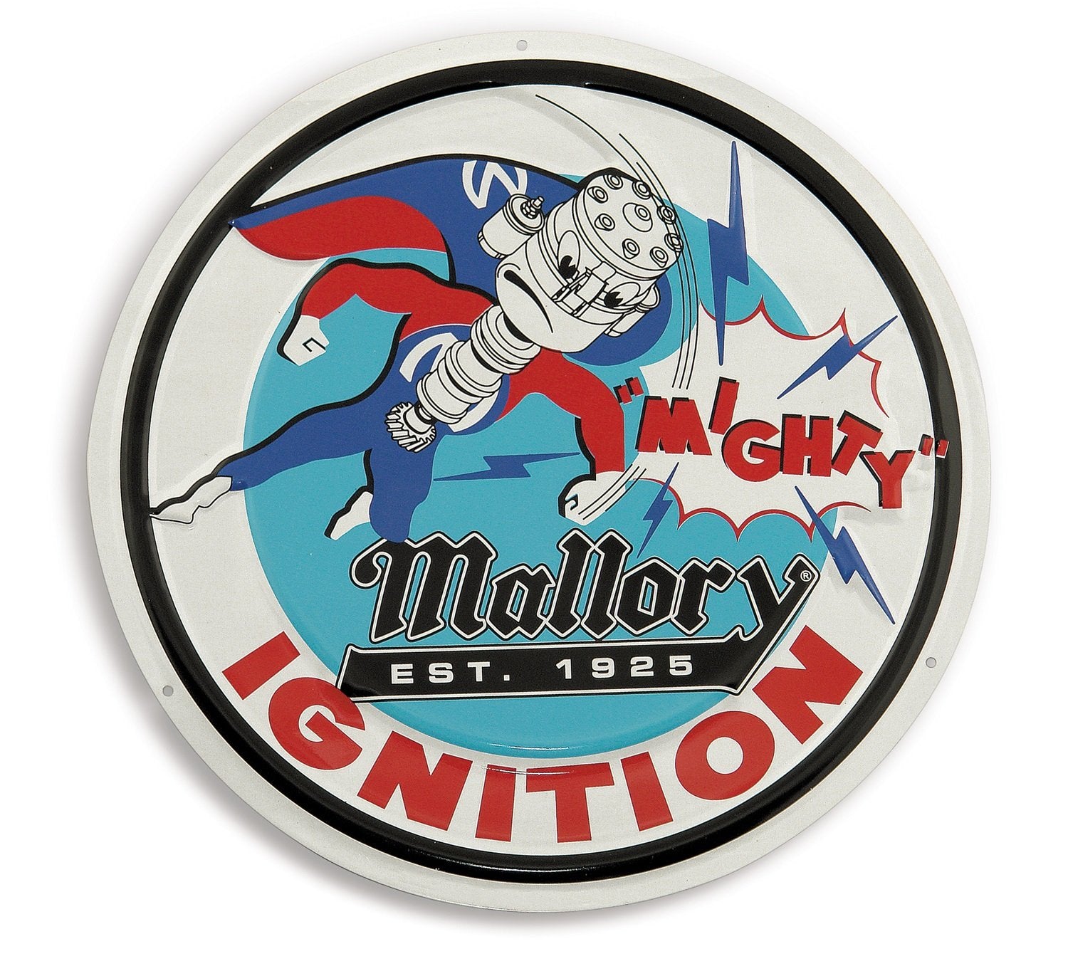 Mallory Man D-10 Mallory Metal Sign