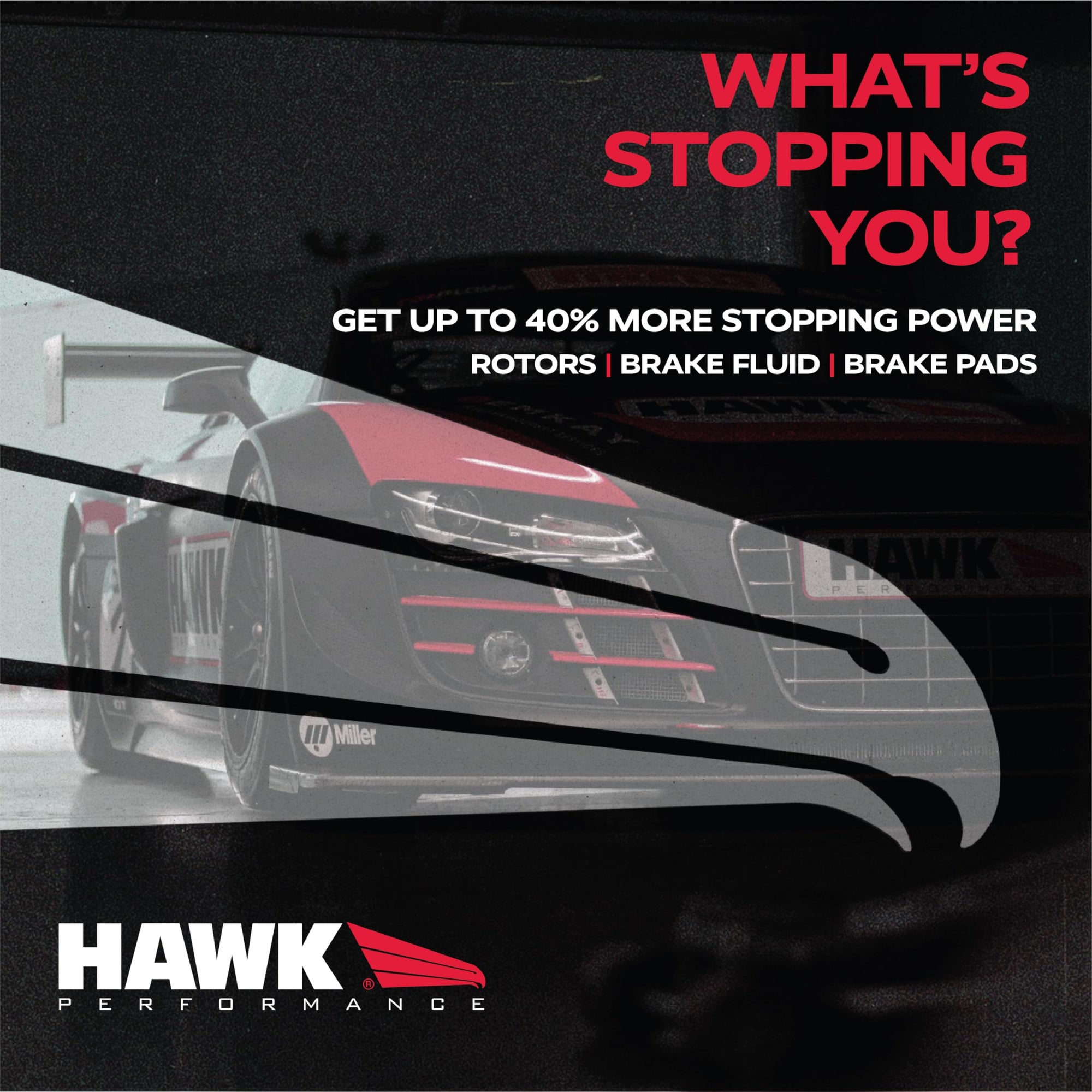Hawk Performance LTS HB502Y.606 Light Truck and SUV Street Brake Pads