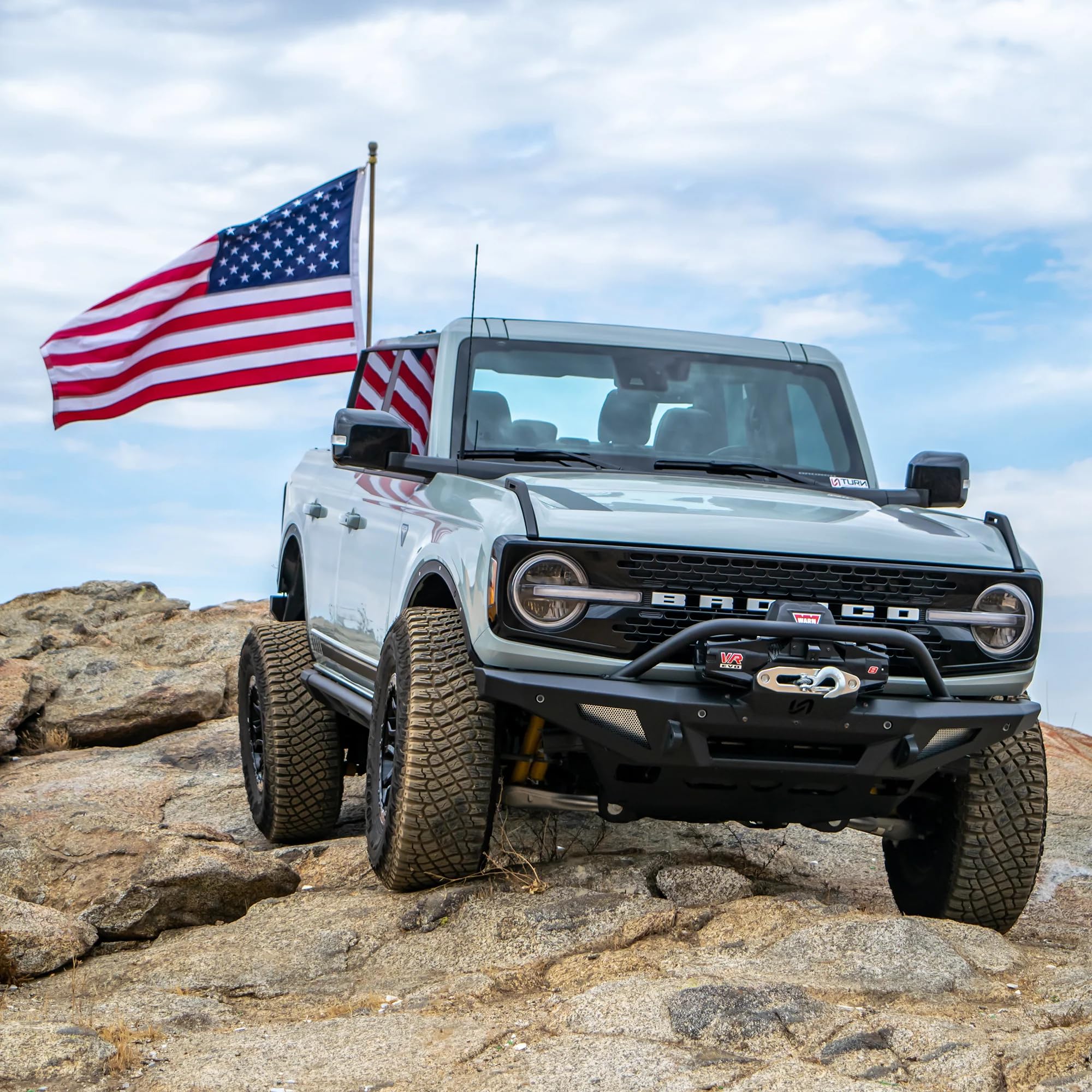 2021+ Ford Bronco Turn Offroad Tailgate Flag Mount