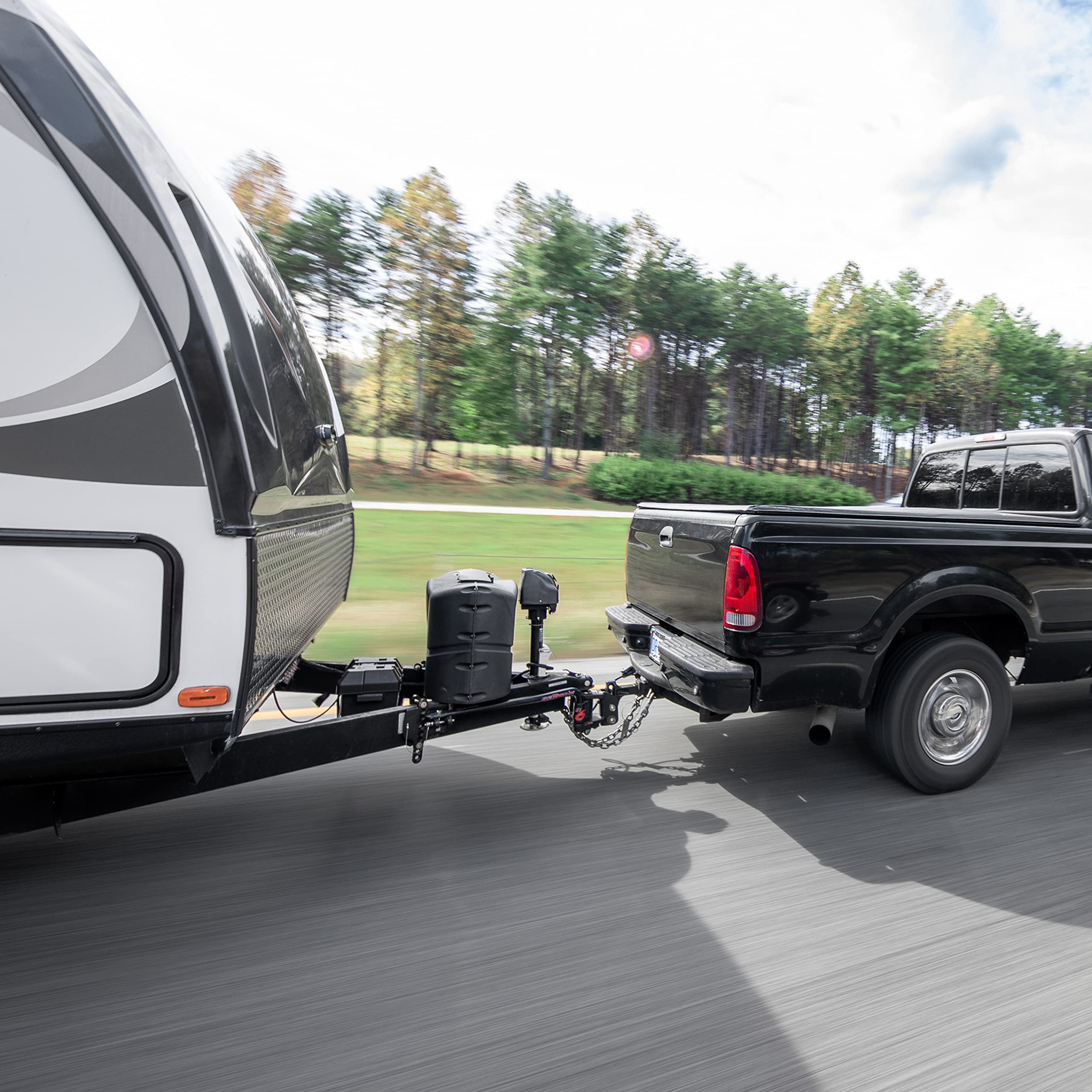 Eaz-Lift Camco ReCurve R6 600lb Camper/RV Weight Distribution Hitch -Features Premium Adaptive Sway Control & 2-5/16" Hitch Ball w/15,000lb Max Rating - 800lb Max Tongue Weight Rating (48731)