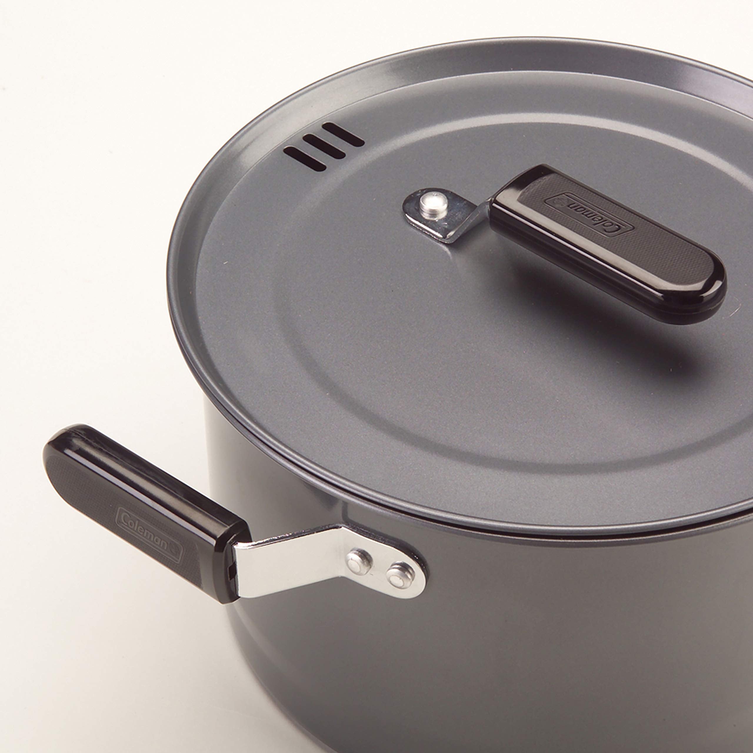 Coleman 6-Piece Family Camping Steel Cookware Set Includes Frying Pan Sauce Pan & Stock Pot Great for Camping Tailgating RVs & Outdoor Cooking