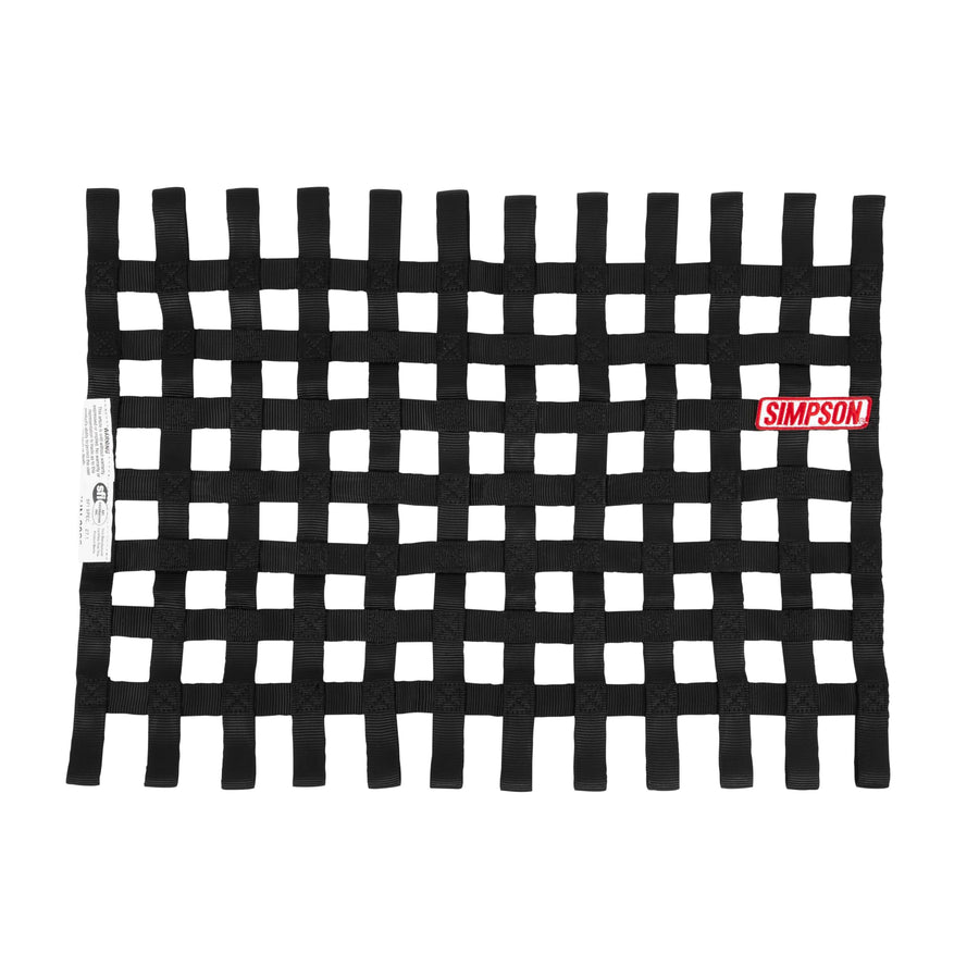 36002BK Simpson Racing Window Net - SFI 27.1-18 X 24 Rectangle - Black - Each