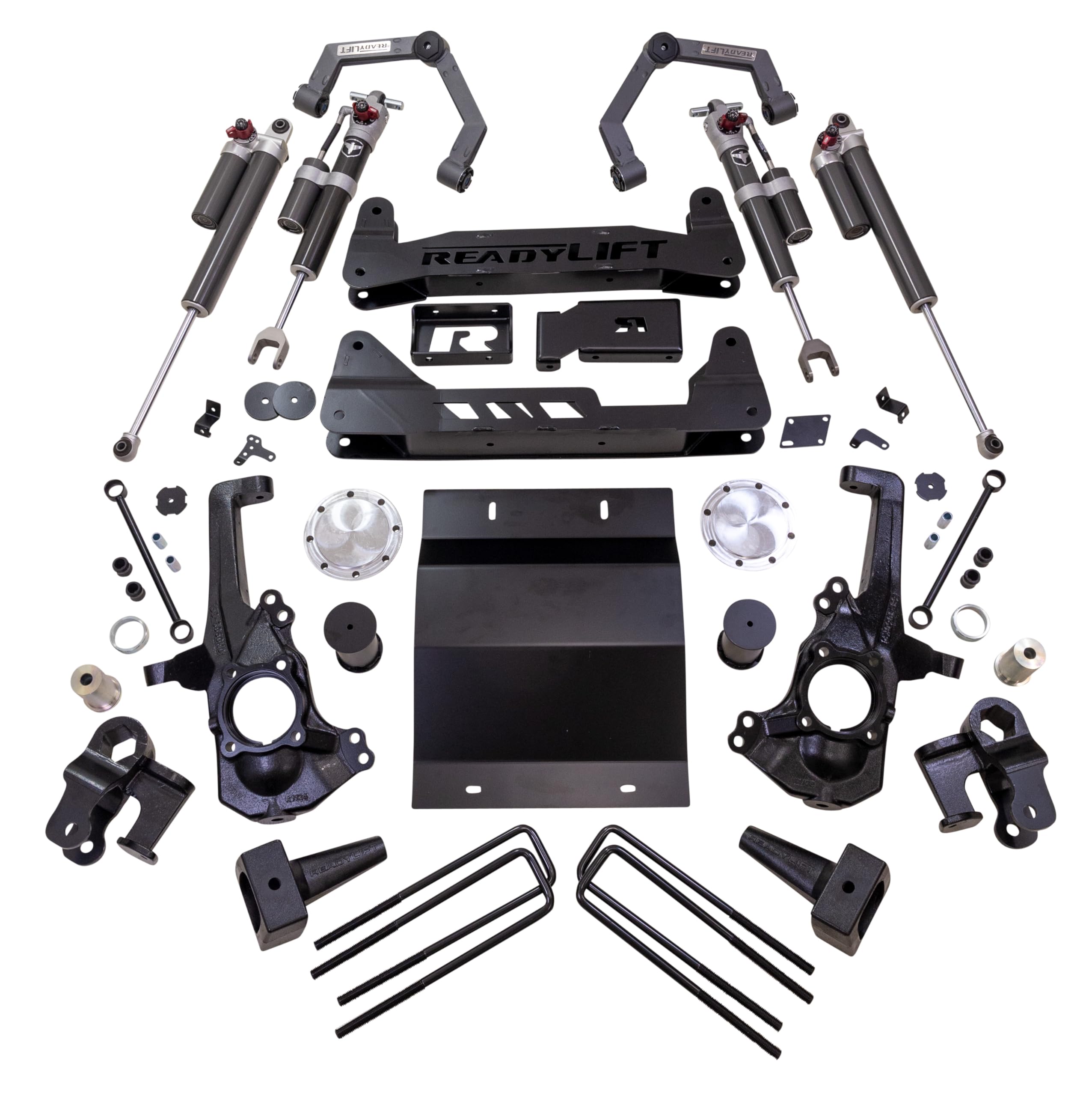 ReadyLIFT 8'' MAX Lift Kit with Falcon 3.3 Shocks and Fab UCA Arms For Chevrolet/GMC 2500HD/3500HD RWD, 4WD 42-30840